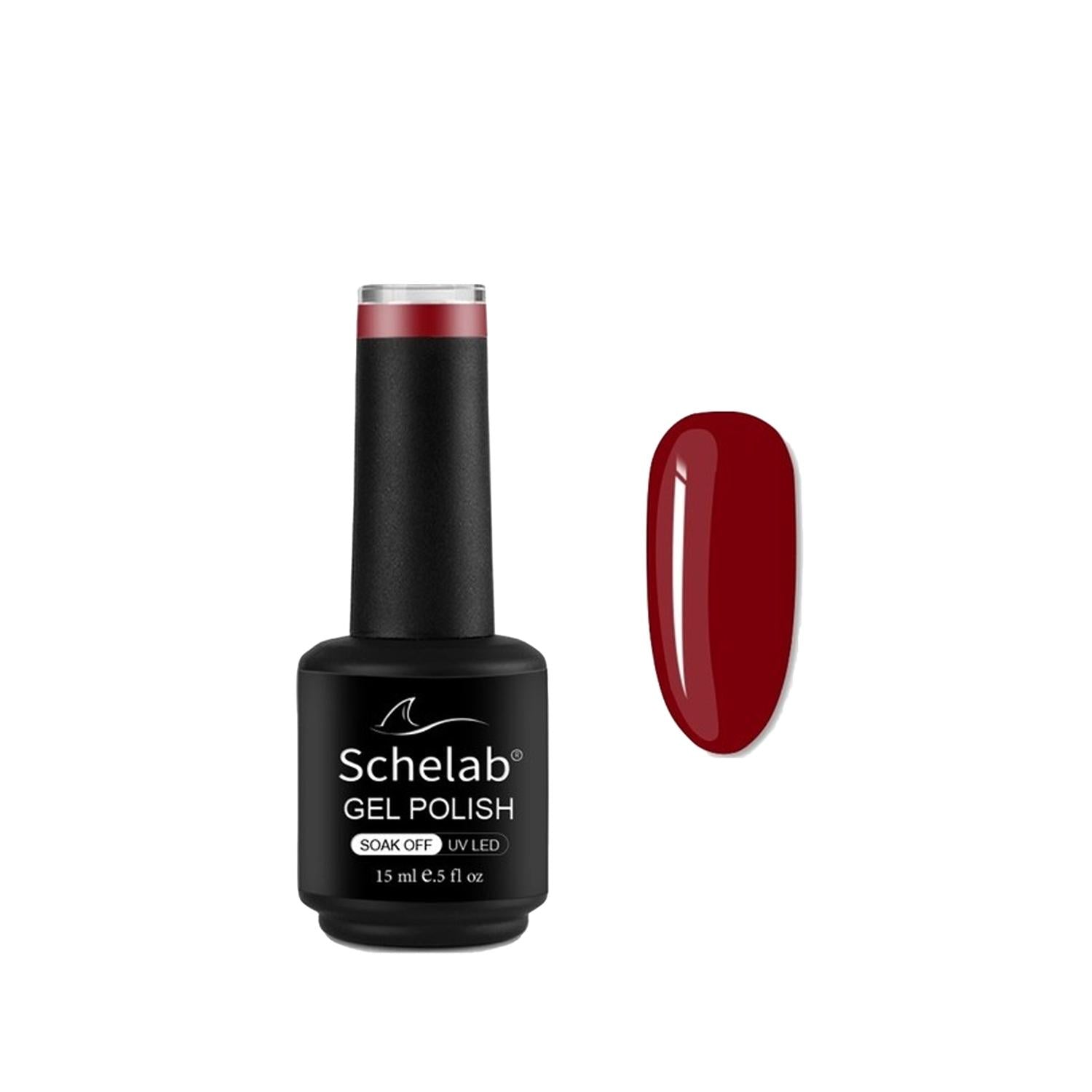 Schelab 3 Step Long-Lasting Gel Nail Polish 15ml - Simplifies At-Home Nail Care