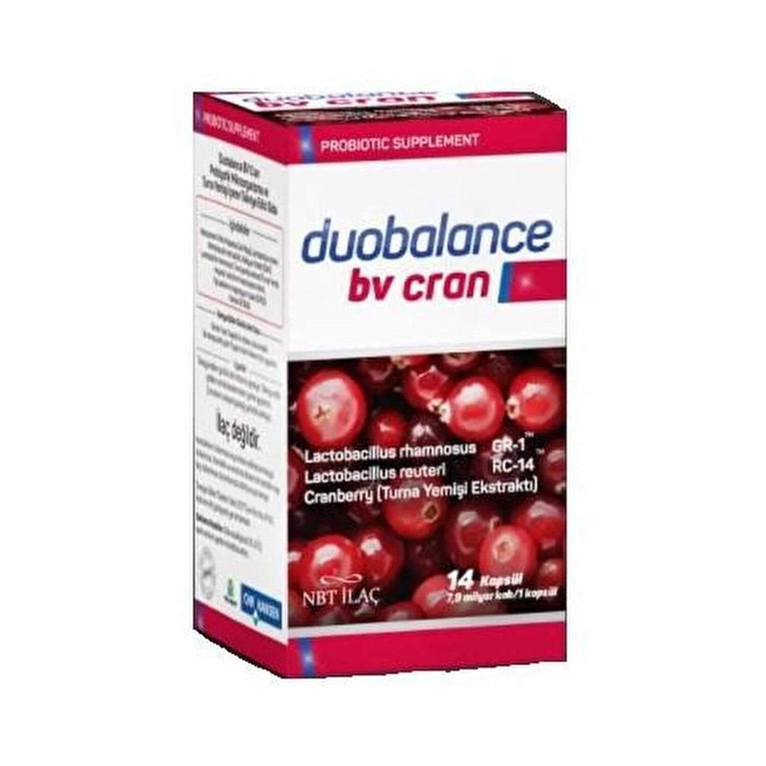 Duobalance BV Cran Capsules - Digestive Support | 14 Count
