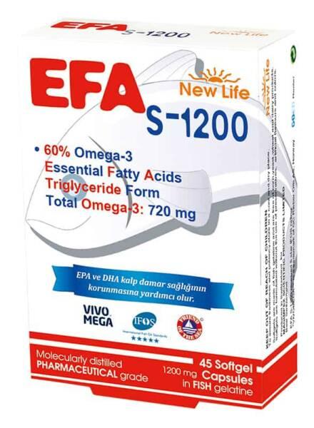 New Life Omega-3 Fish Oil - 45 Capsules - High Purity EPA & DHA
