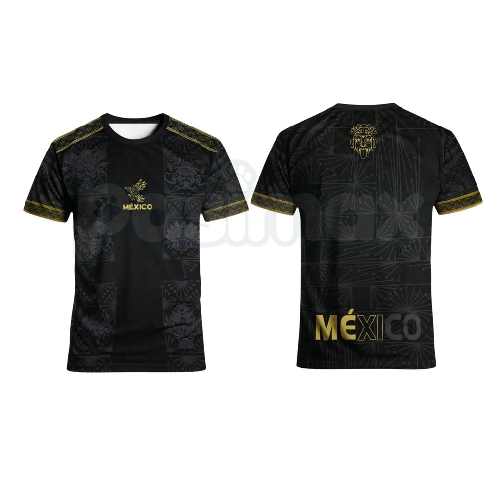 Mexican Aztec Totem Print Loose T-Shirt – Ancient Cultural Graphic Tee, Relaxed Fit Streetwear