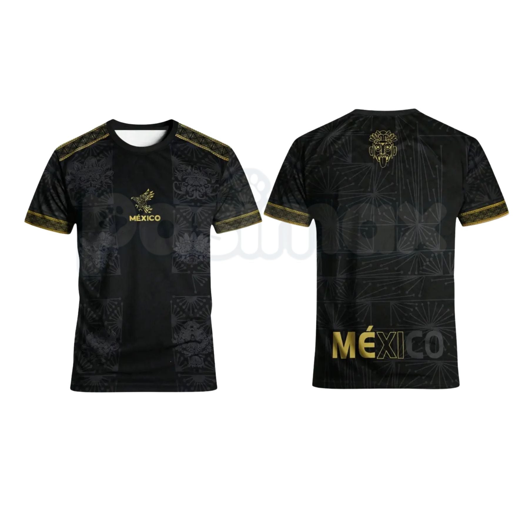 Mexican Aztec Totem Print Loose T-Shirt – Ancient Cultural Graphic Tee, Relaxed Fit Streetwear