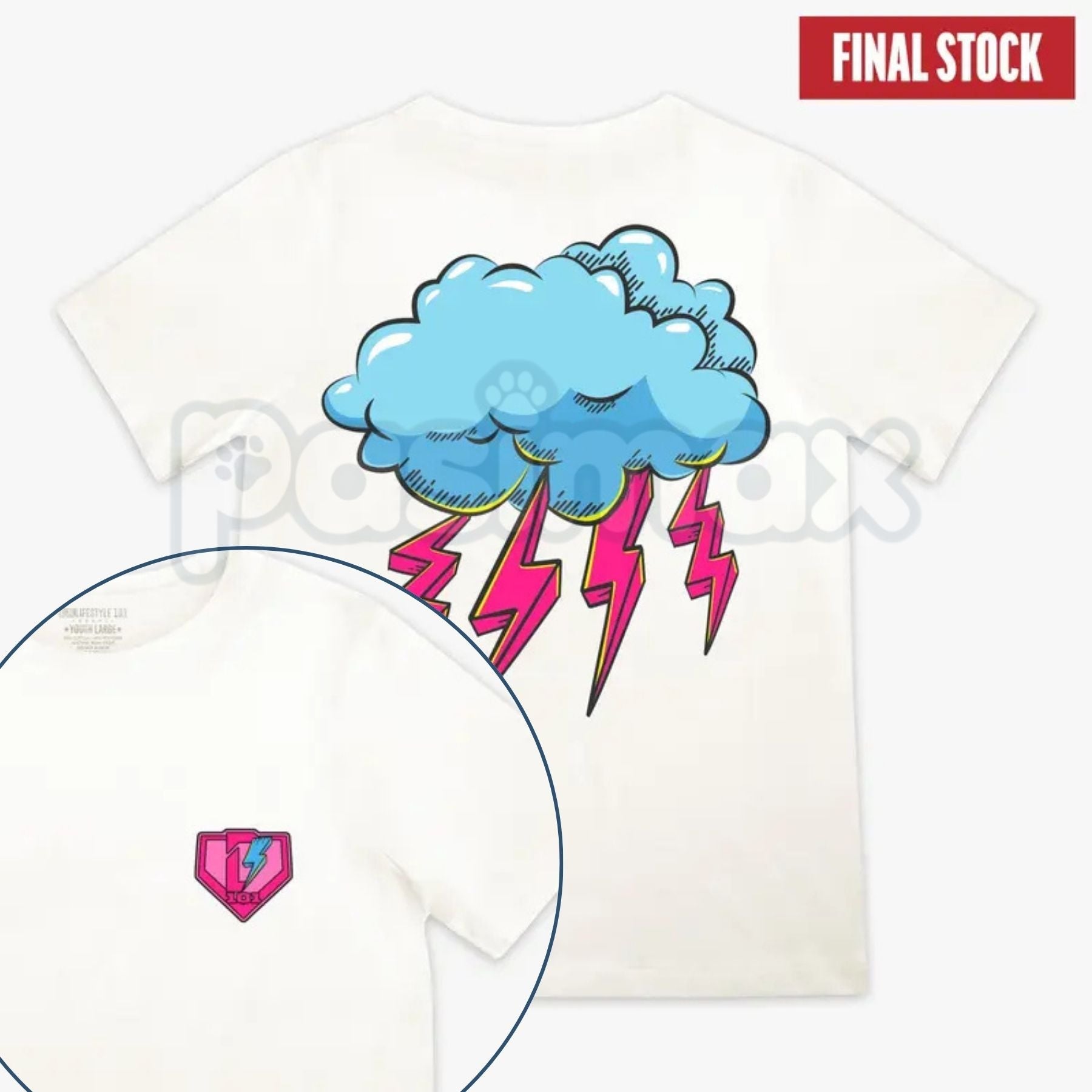 "Rain Delay" Lightning Bolt T-Shirt – Retro Electric Graphic Tee