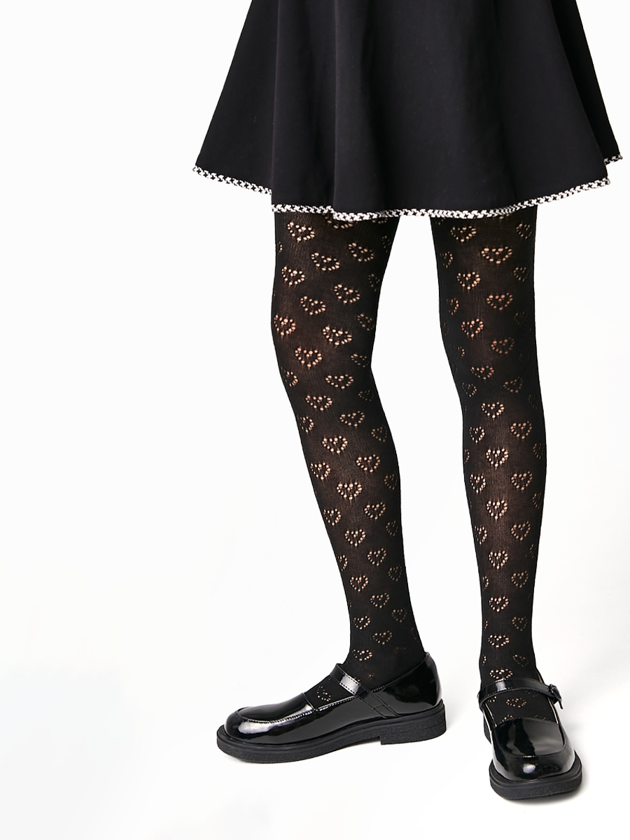 TheRanok.com Conte-Kids Cotton Tights for girls - Miss 609 — fabric or material detail
