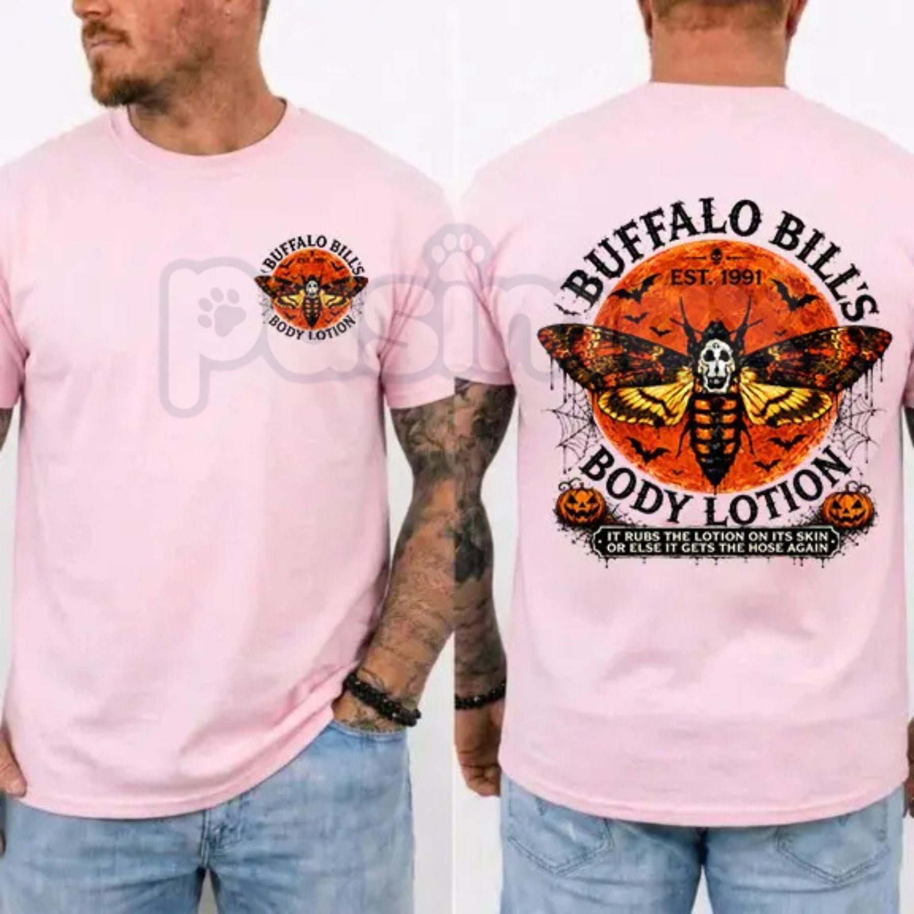 Silence Of The Lambs Buffalo Shirt – Hannibal Lecter Graphic Tee, Vintage Halloween Horror Movie Unisex T-Shirt