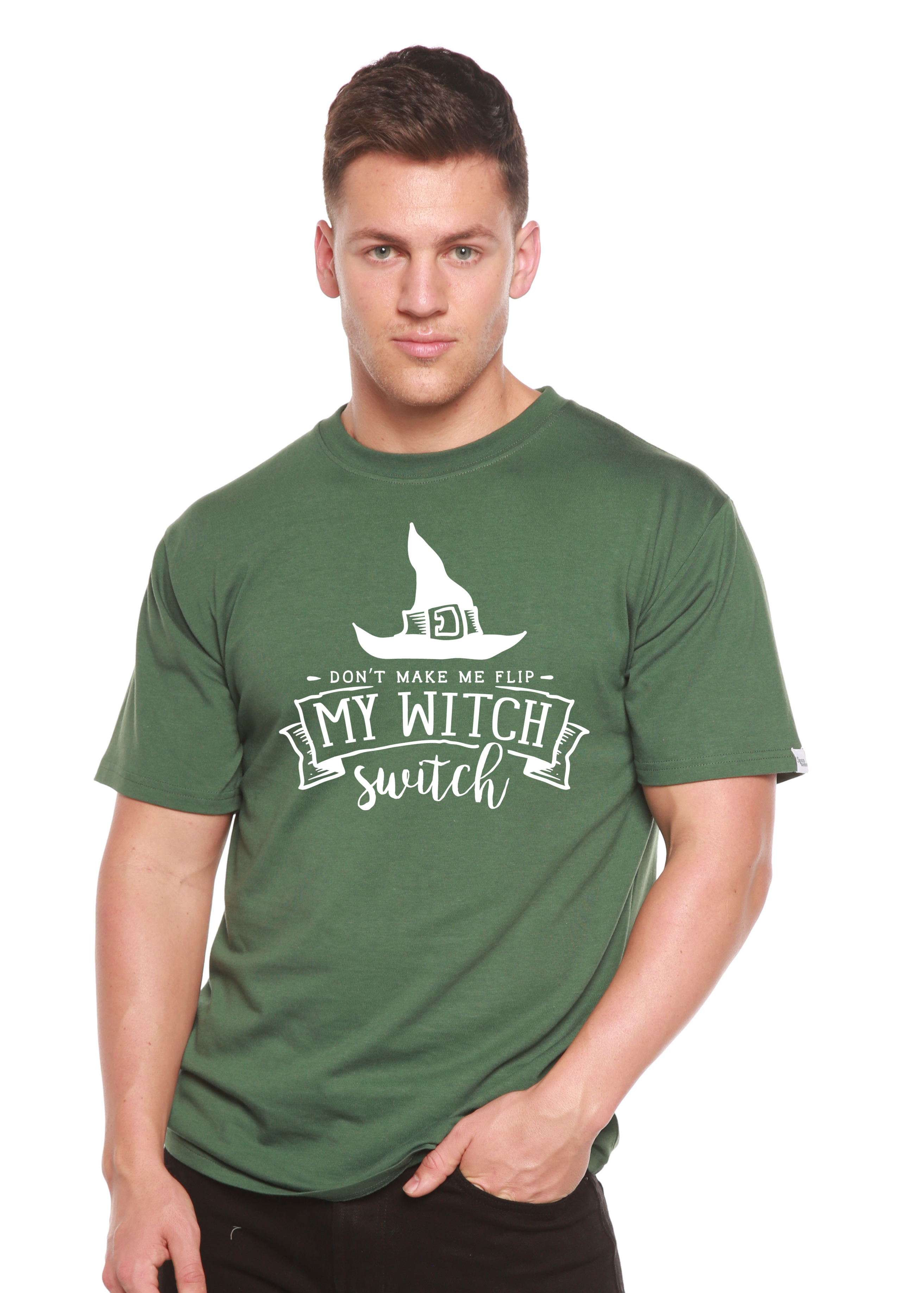 Spun Bamboo My Witch Unisex Bamboo Viscose/Organic Cotton Short Sleeve Graphic T-Shirt — packaging