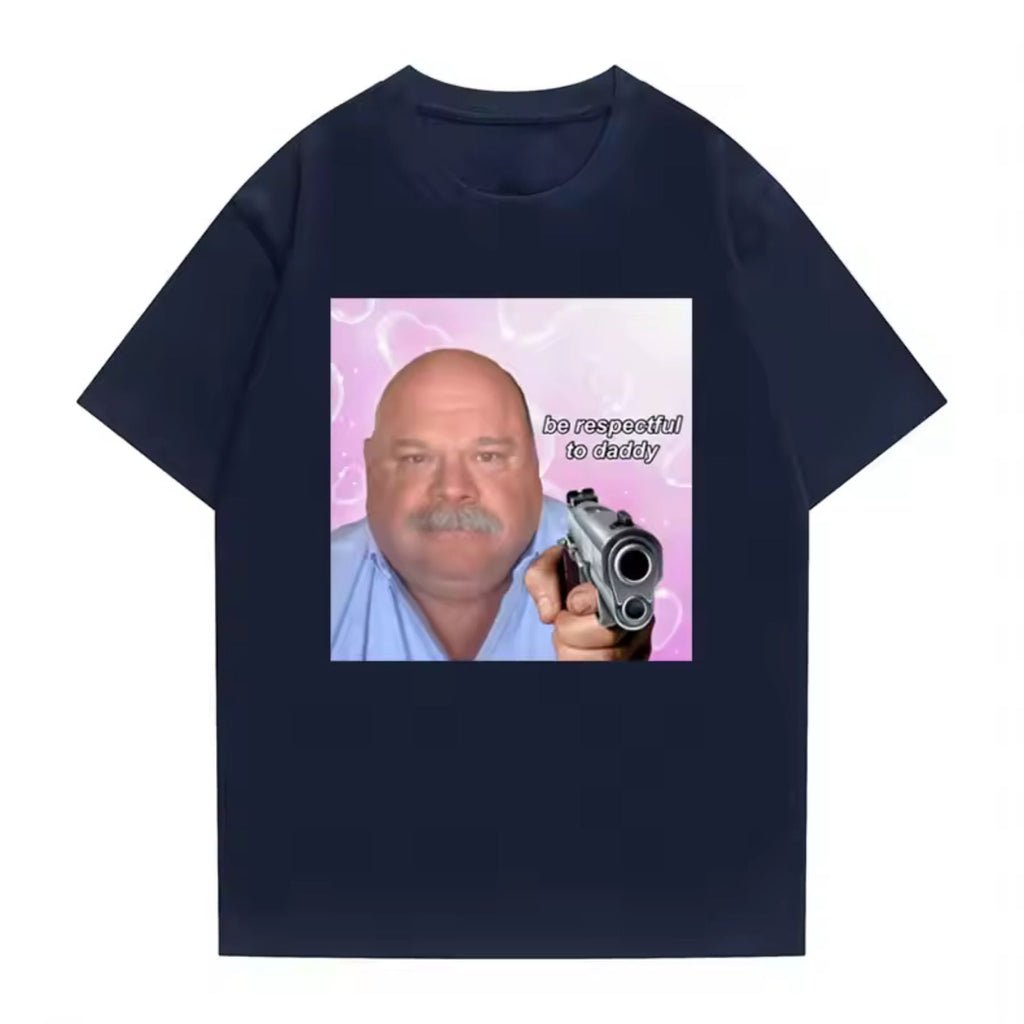 Pasimax "Be Respectful To Daddy" T-Shirt — back view