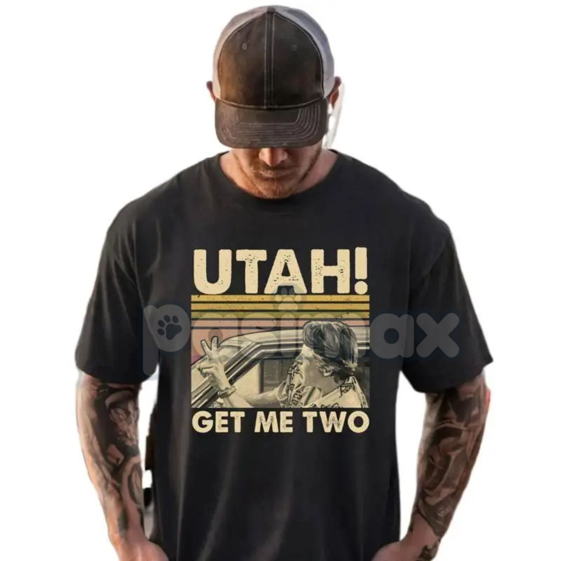 Pasimax "Utah Get Me Two" Vintage T-Shirt — side view