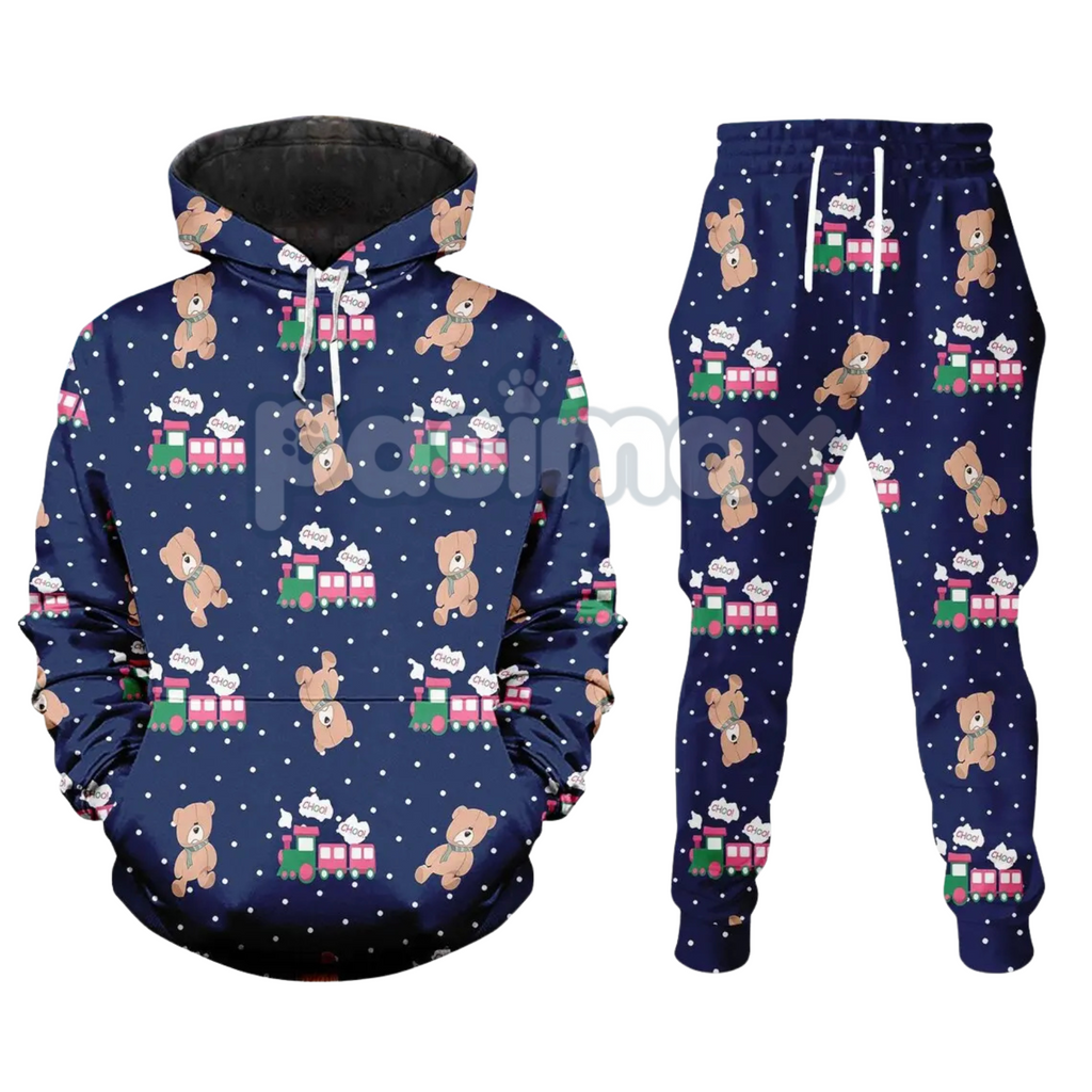 Pasimax Derpy Tiger K-pop Demon Hunter Hoodie & Joggers Set — detail close-up