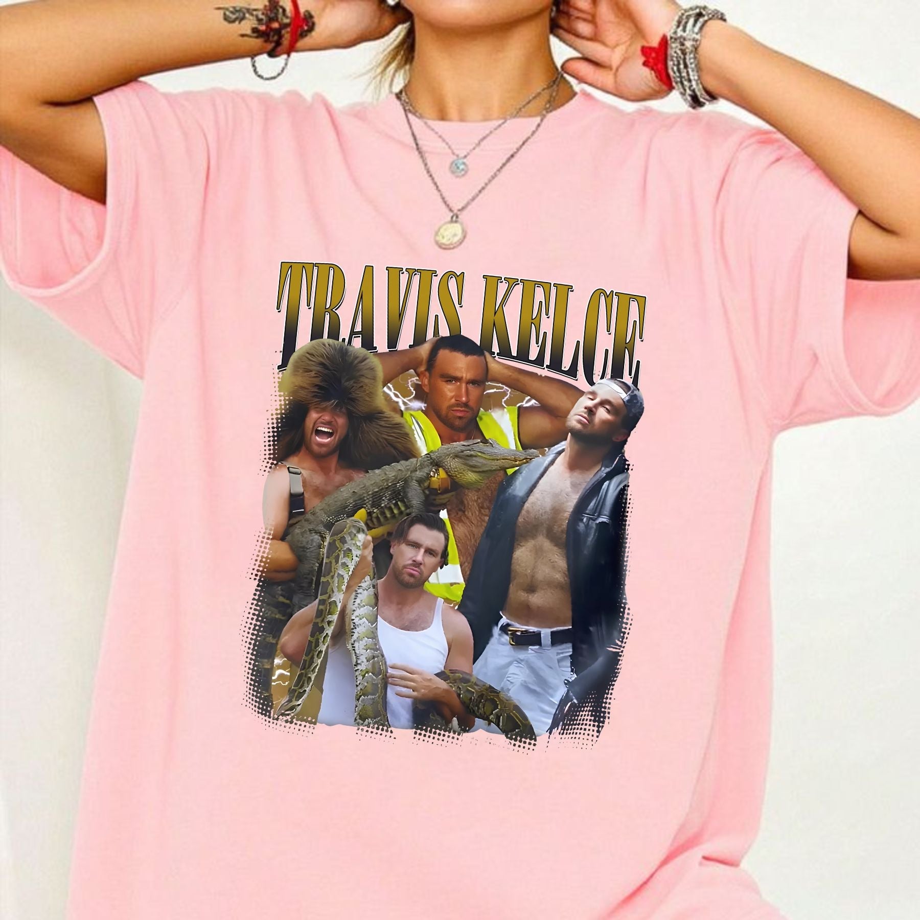 Pasimax Travis Kelce T-Shirt — side view