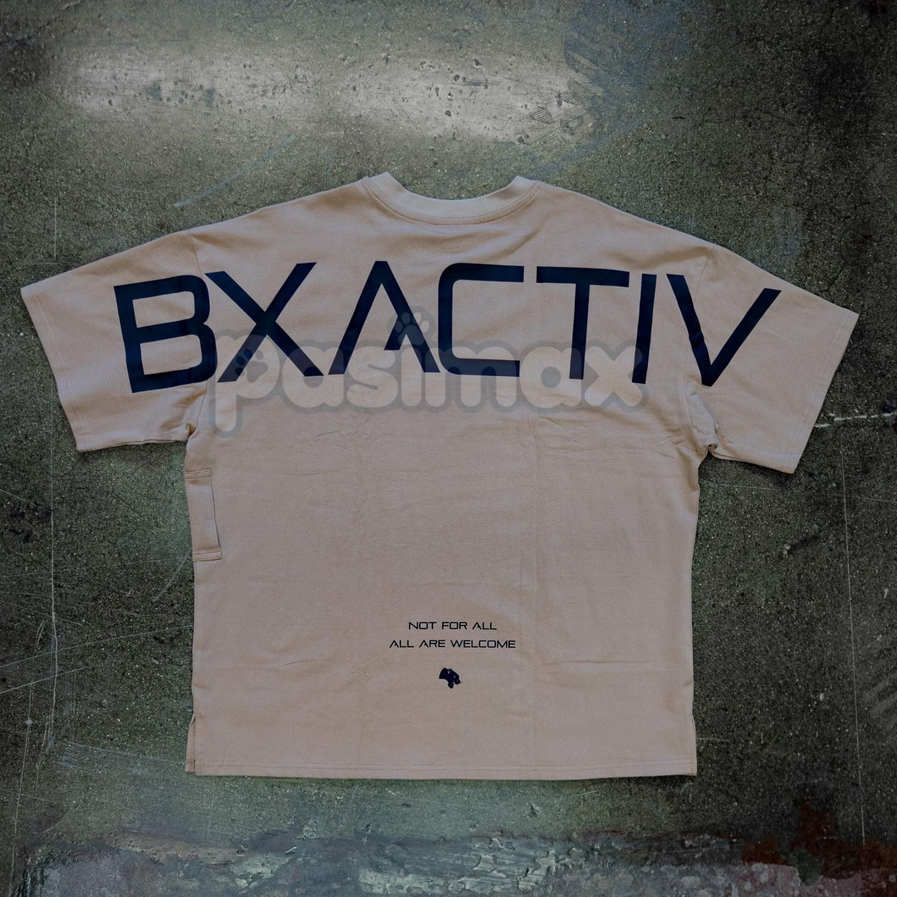 Pasimax BXACTIV Logo T-Shirt - Unisex Classic Brand Graphic Tee, Modern Streetwear Apparel, Soft Cotton Trendy Slogan Shirt —