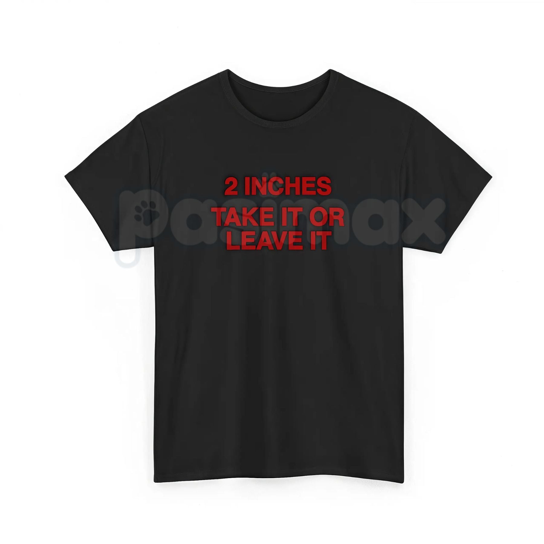 Pasimax Vintage "2 Inches Take It Or Leave It" T-Shirt — side view