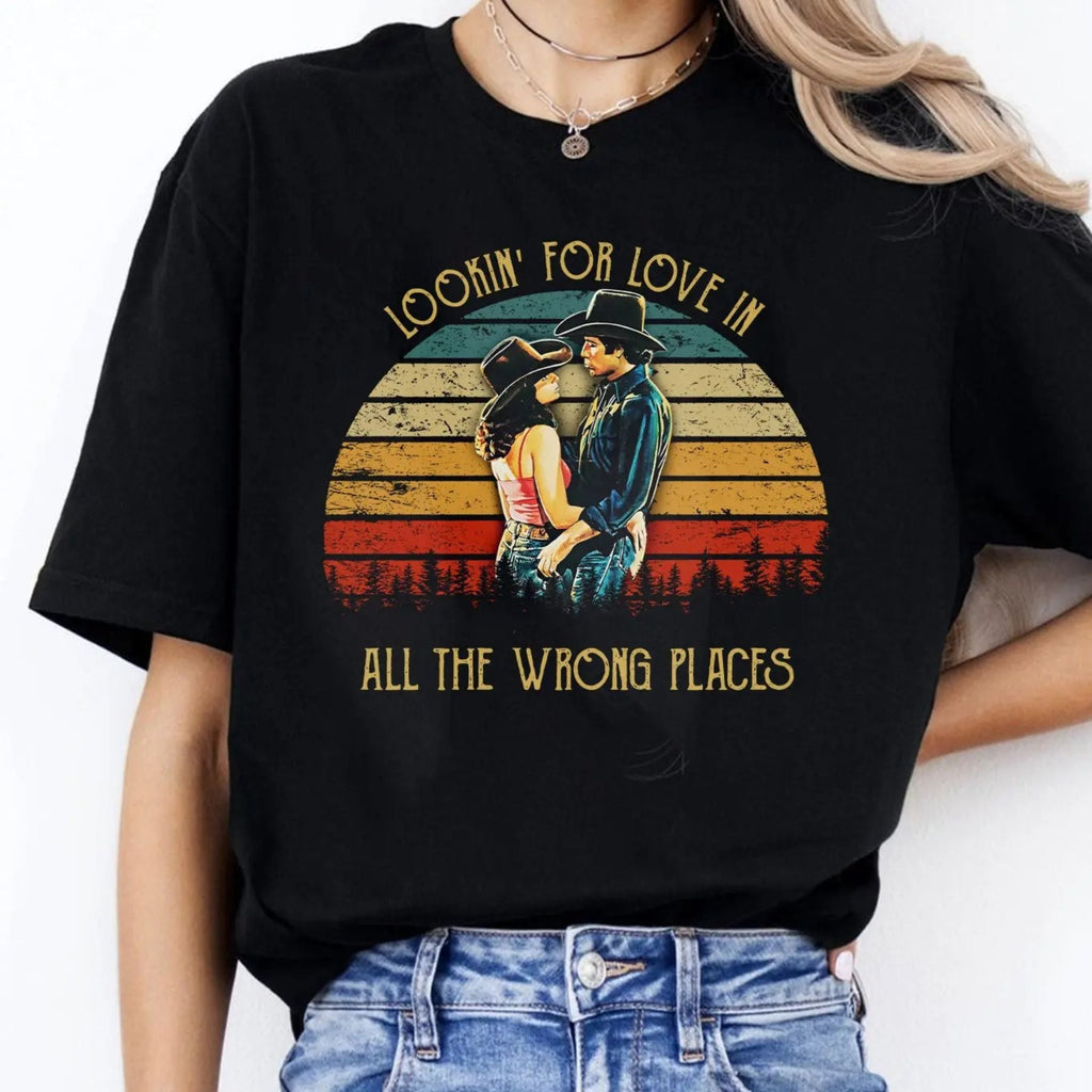 Pasimax "Urban Cowboy" Vintage Movie T-Shirt — side view
