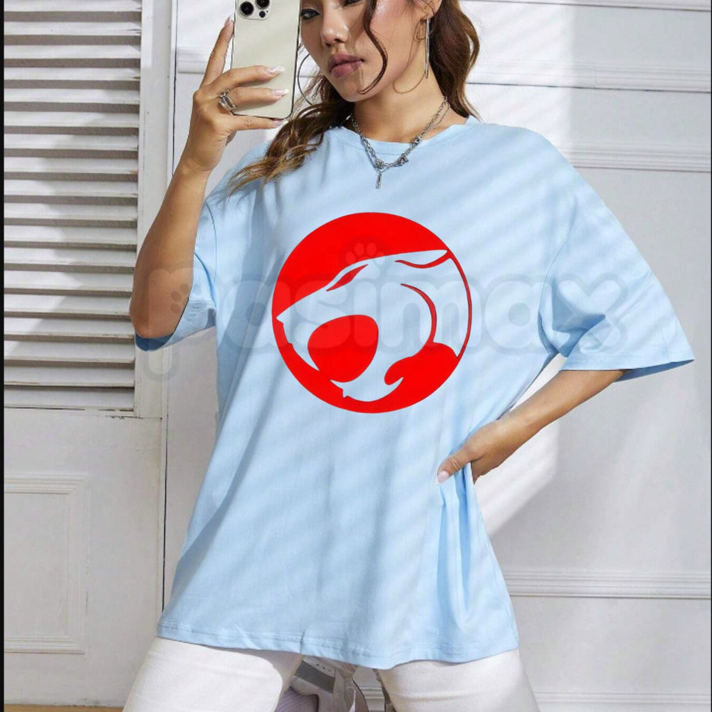 New Cartoon Anime "ThunderCats" T-Shirt – Retro 80s Graphic Tee, Premium 100% Cotton Harajuku Streetwear Top, Soft Lived-In Heavyweight Oversized Fan Fashion, Made in USA