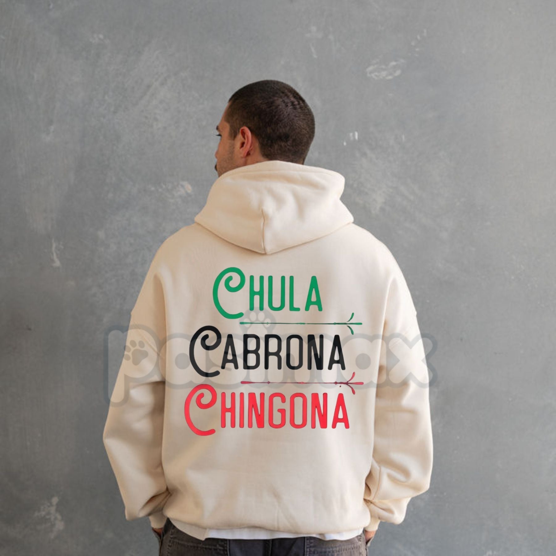 Pasimax Chingona Chola Mexican Pride Hoodie – Men’s Edgy Graphic Streetwear, Vintage Culture Pullover, Long Sleeve Hooded Swe