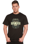 Spun Bamboo Fast Ride Men's Bamboo Viscose/Organic Cotton Short Sleeve Graphic T-Shirt — main product shot