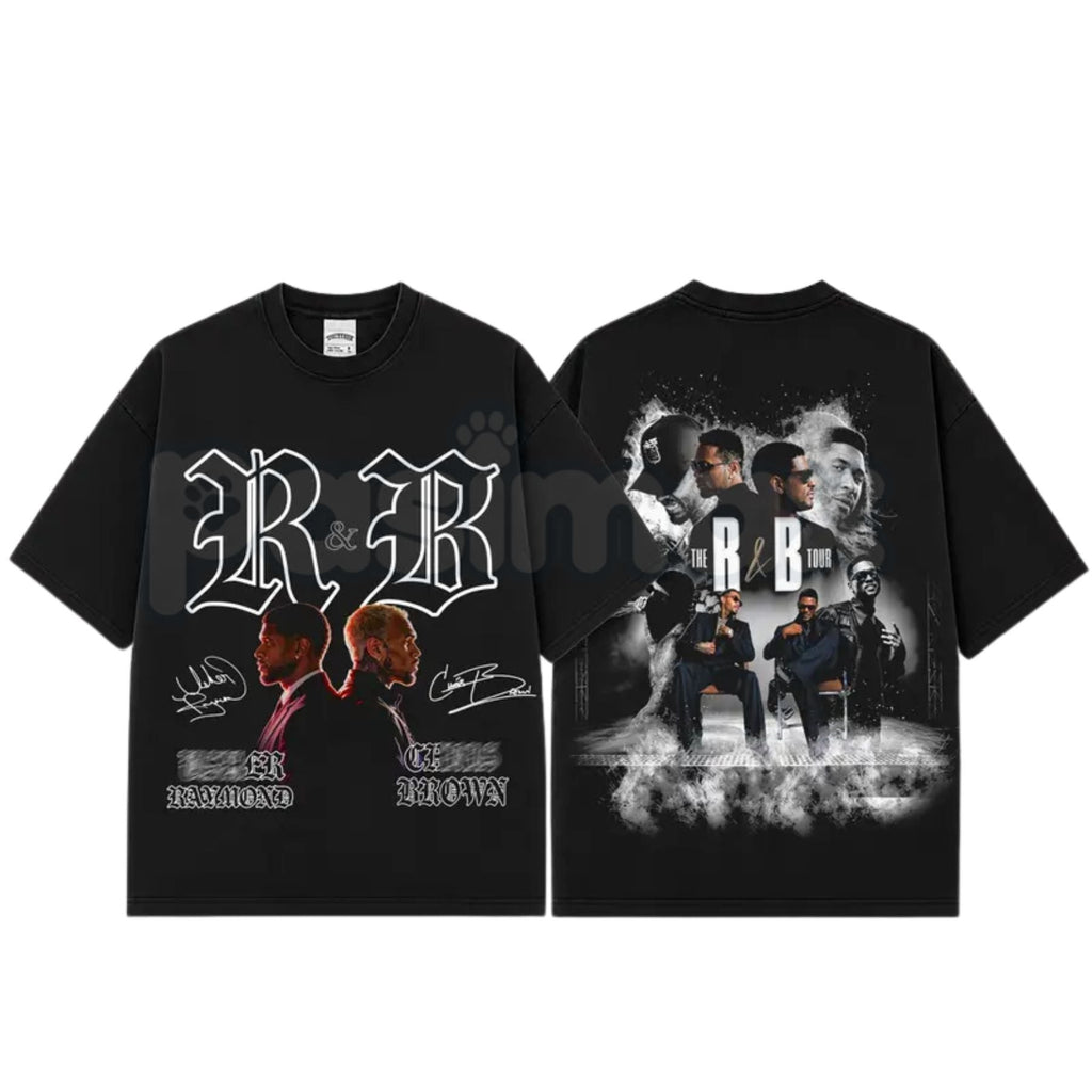 The R&B Tour 2026 Raymond & Brown T-Shirt & Tank Top – Premium Acid Washed Concert Graphic Apparel, Vintage Tour Lightweight Cotton Merch