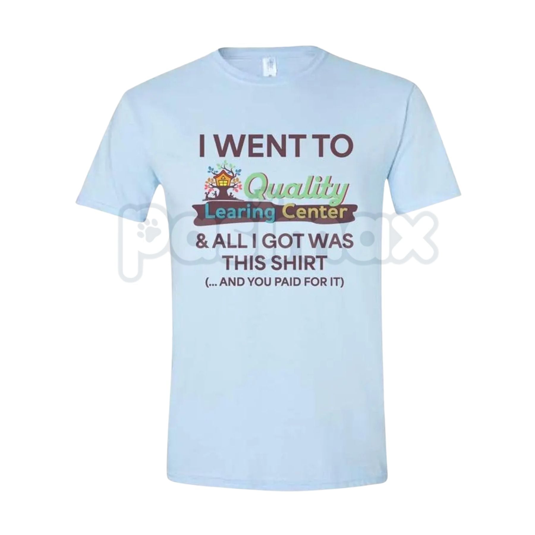 Pasimax Learning Center Comfy and Quality T-Shirt - Vintage 90s Daycare Aesthetic Tee, Retro Educational Parody Shirt, Nostal
