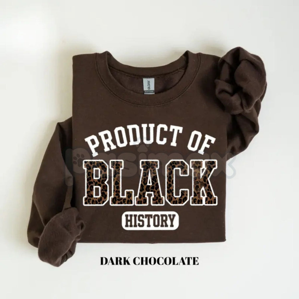 Pasimax Product of Black History Sweatshirt | Black History Month 2026 Crewneck | African American Pride Outfit | Black Excel