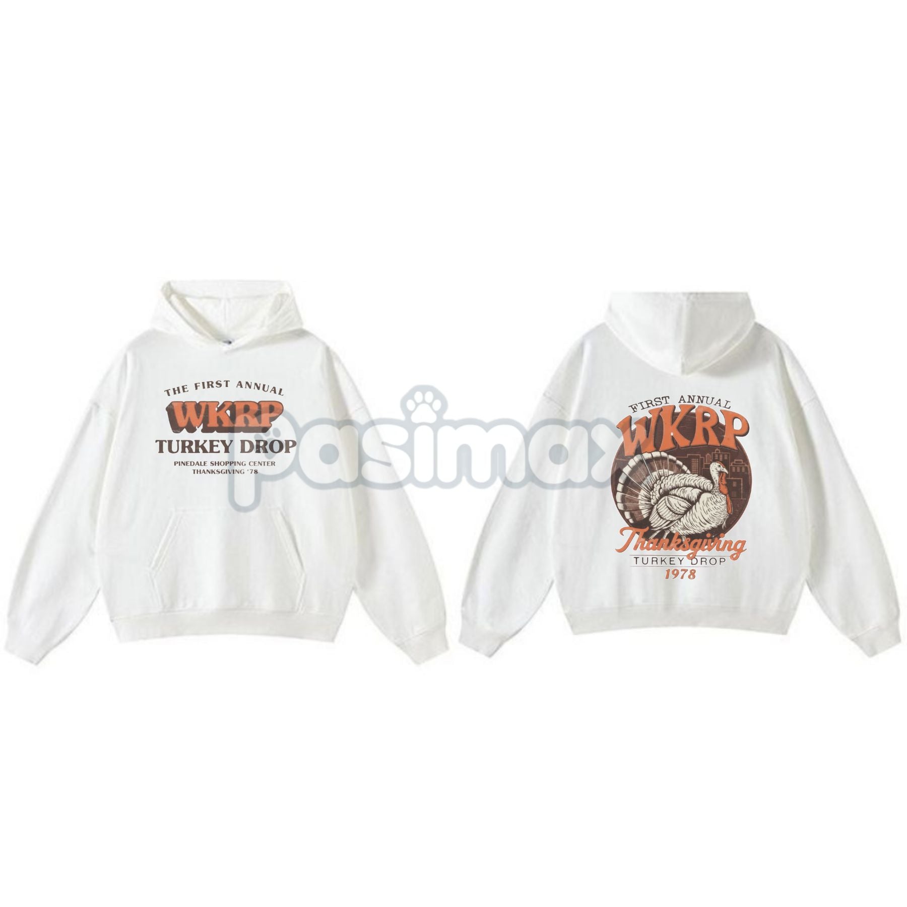Pasimax WKRP Turkey Drop 1978 Hoodie — side view