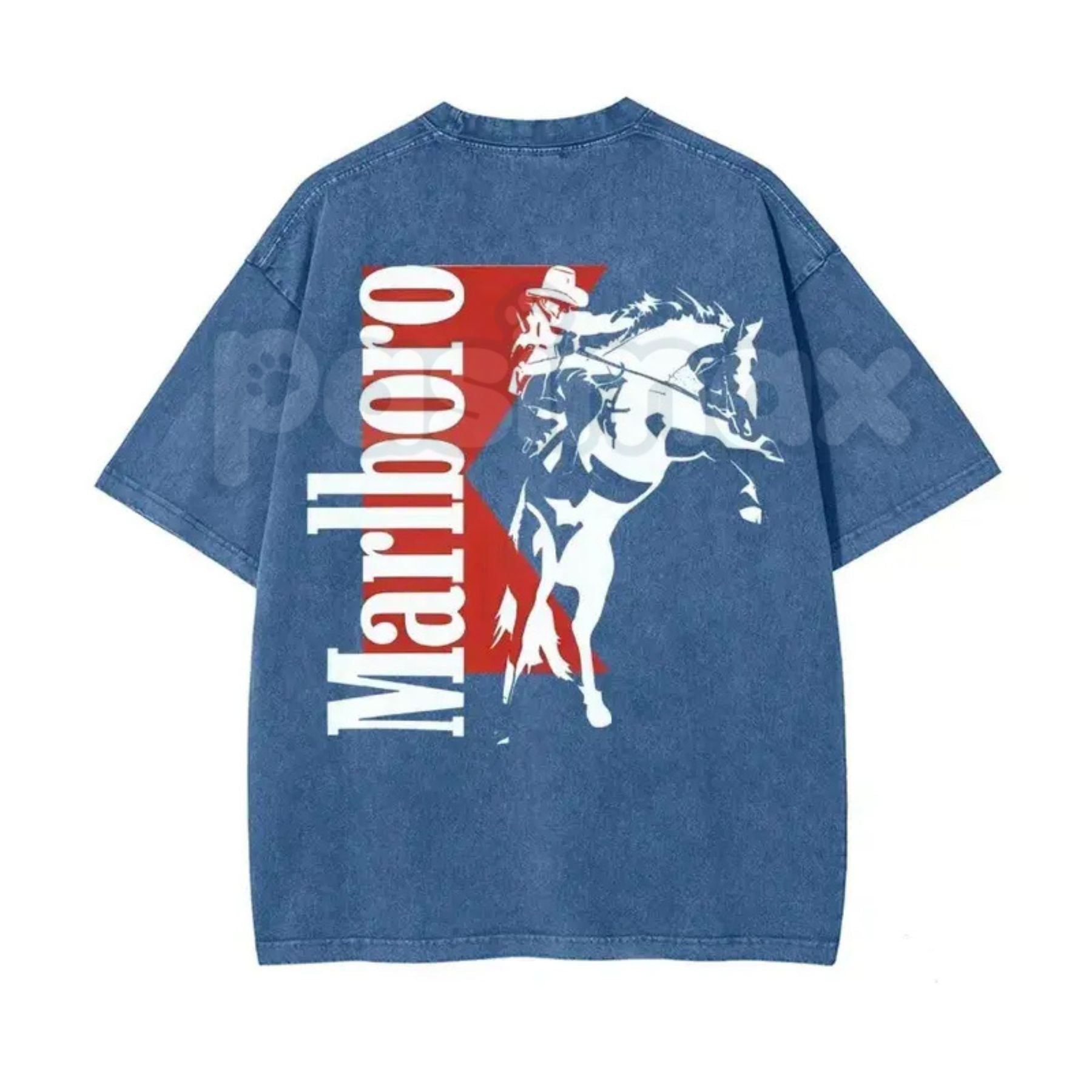 Bohemian Western-Style Washed T-Shirt – Unisex Retro Desert Graphic Tee, Lightweight Vintage Cotton Boho Chic Streetwear