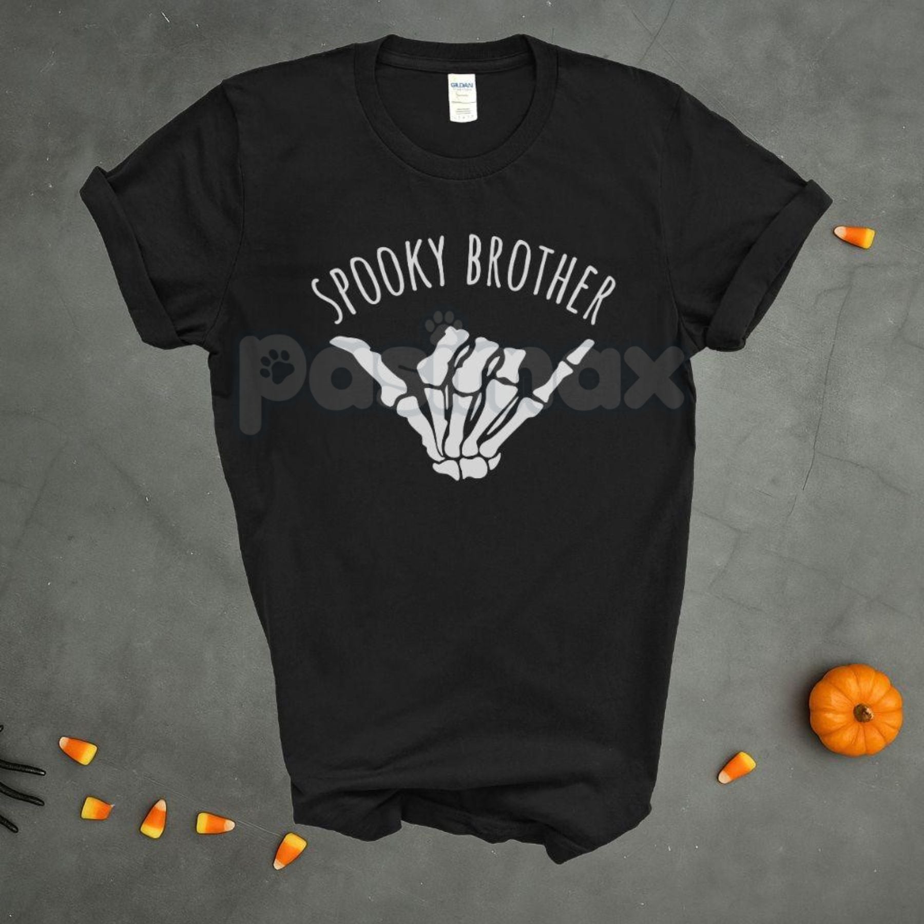 Pasimax Spooky Halloween Matching Family Shirts — color detail