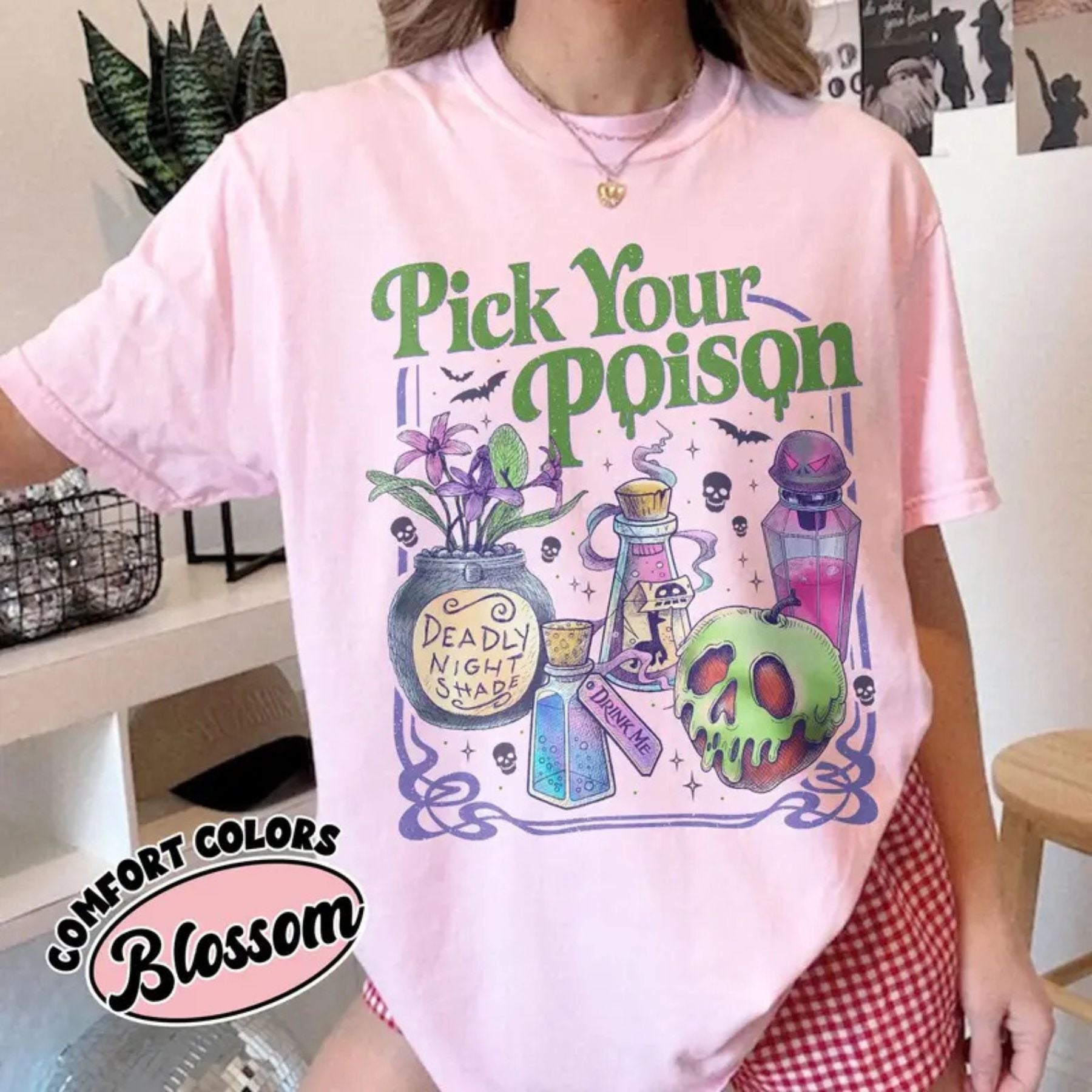 Pasimax 'Pick Your Poison' Vintage Disney Villain Tee — side view