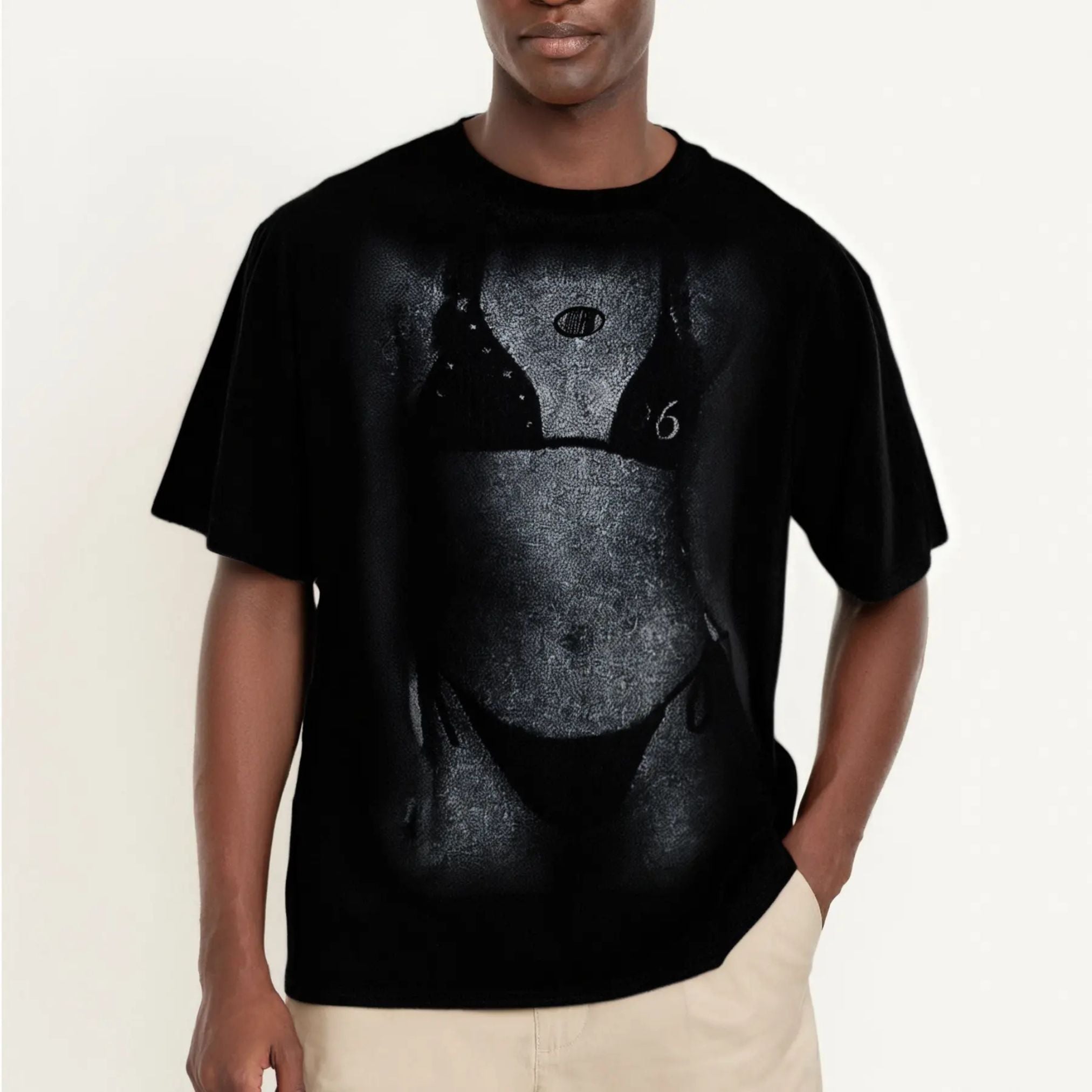 Pasimax Beach Art T-Shirt — side view