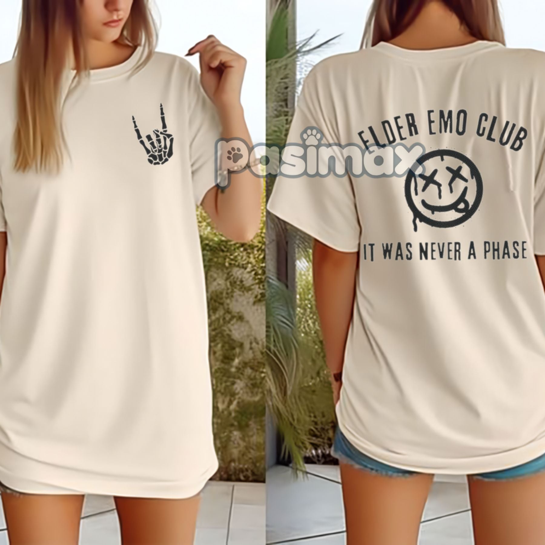 Pasimax "Elder Emo" T-Shirt — side view