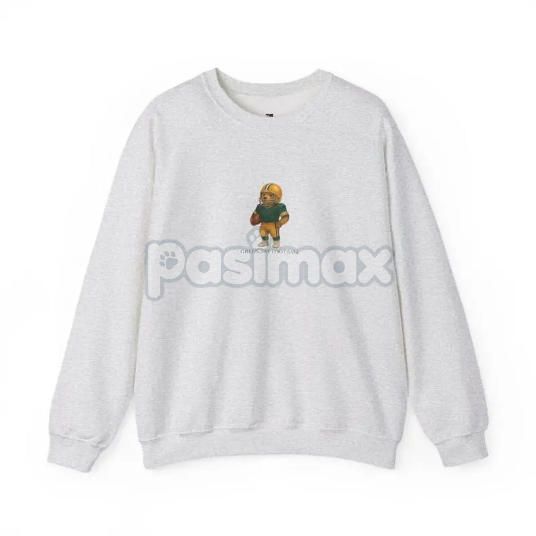 Pasimax Vintage Football Teddy Bear Sweatshirt — side view