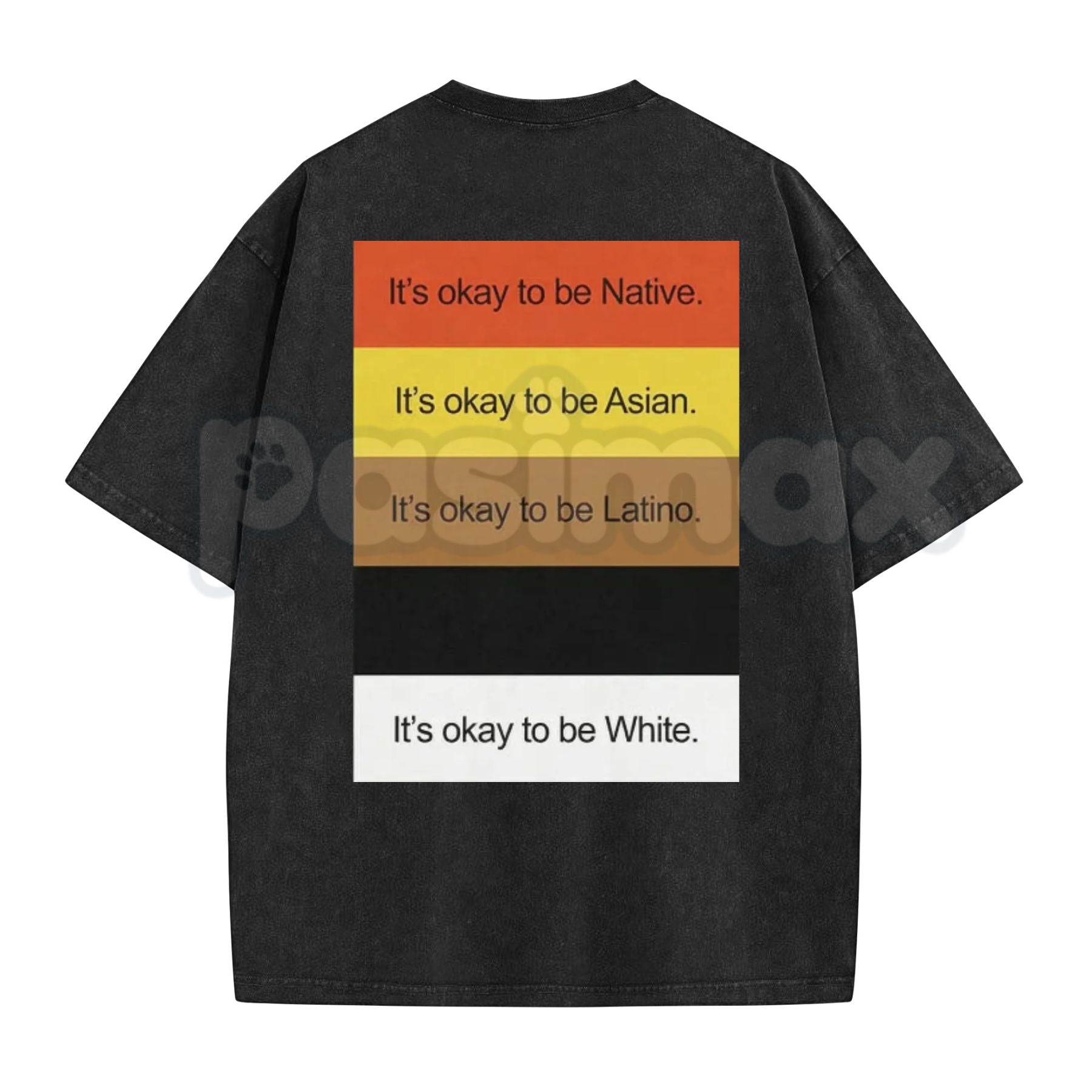 It’s Okay To Be... Funny Washed T-Shirt – Sarcastic Graphic Tee, Retro 100% Cotton Vintage Style Humour Top