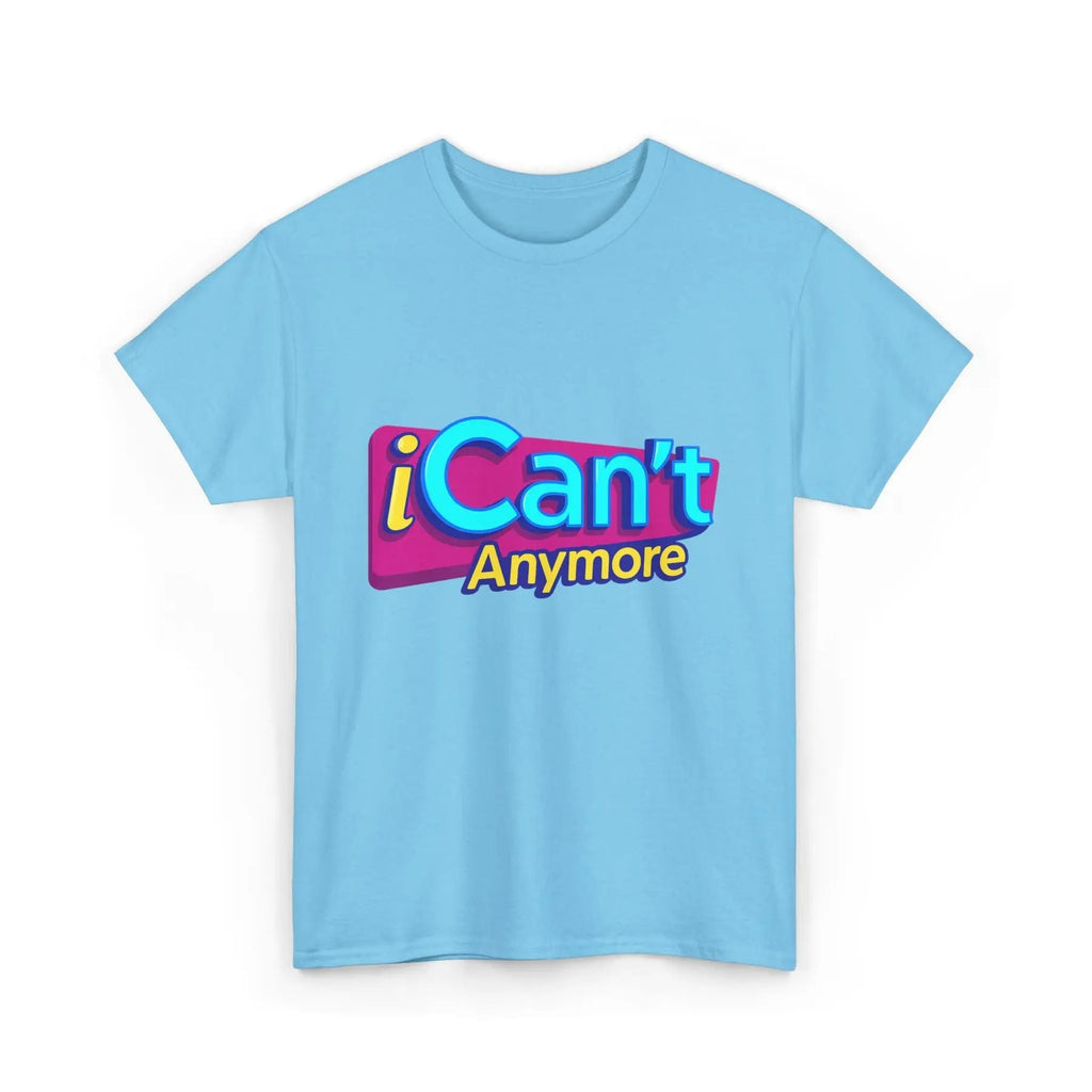Pasimax "iCan't Anymore" T-Shirt — side view