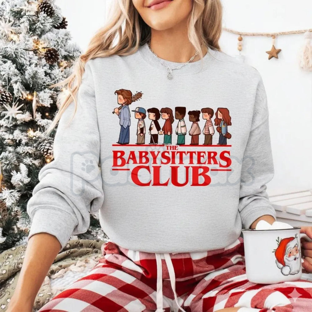 Pasimax The Babysitters Club Steve Harrington Sweatshirt | Hawkins 1983 Fan Jumper | Mom Steve Retro Graphic Crewneck | Upsid