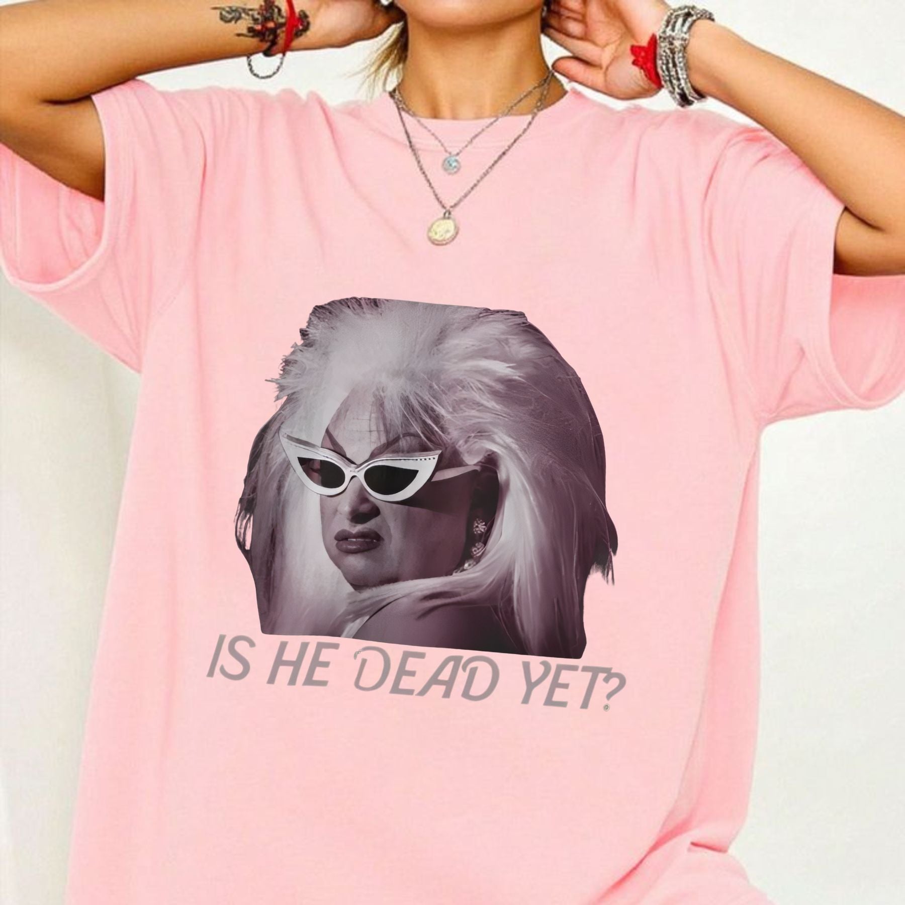 Pasimax "Is He Dead?" Vintage T-Shirt — side view