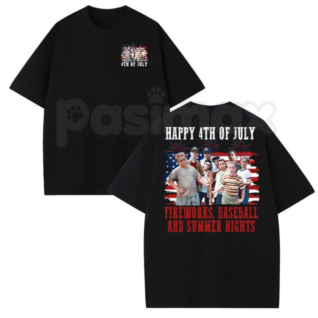 The Sandlot 4th of July T-Shirt – Vintage 1990s Movie Baseball Squad Graphic Tee