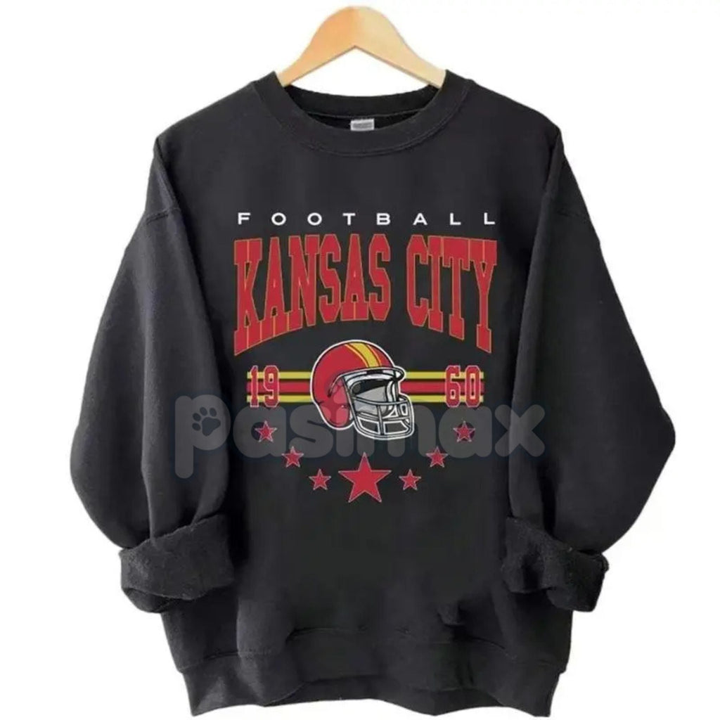 Pasimax Vintage 90s All Team Football Sweatshirt — side view