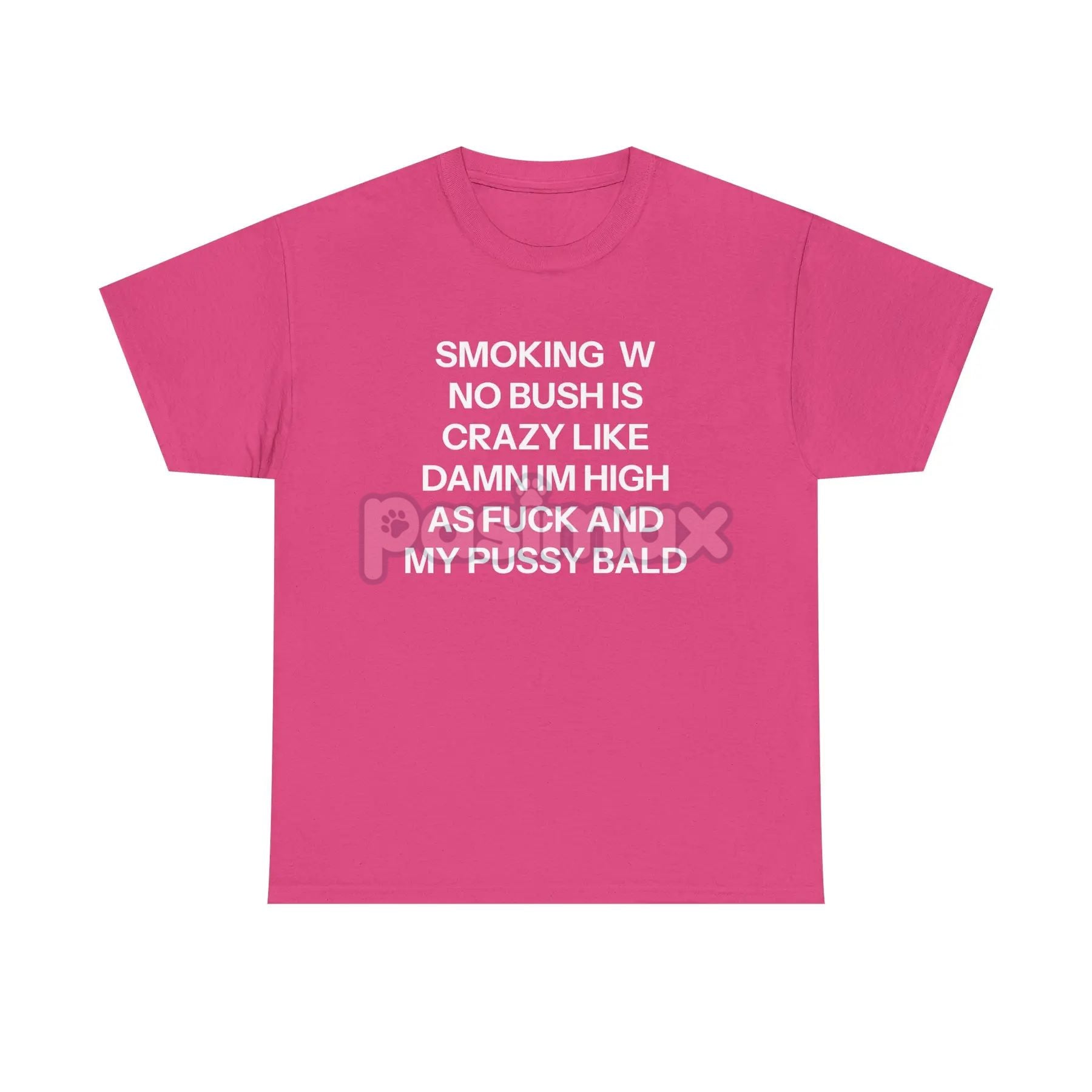 Pasimax "No Bush" Statement T-Shirt — side view