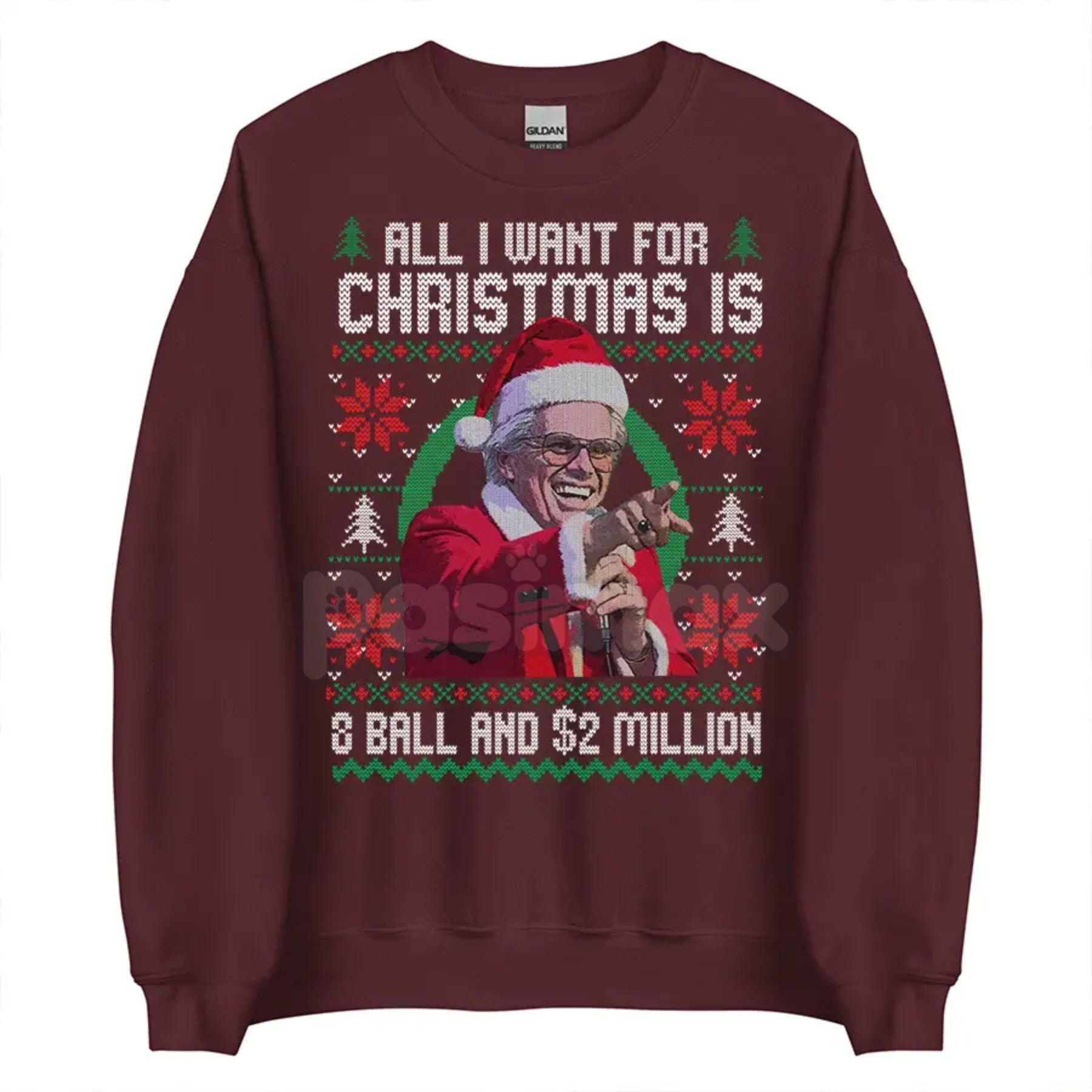 Pasimax Baby Billy Freeman 'Running in the Halls' Christmas Sweatshirt | Righteous Gemstones Musical Moments Jumper | Ironic 