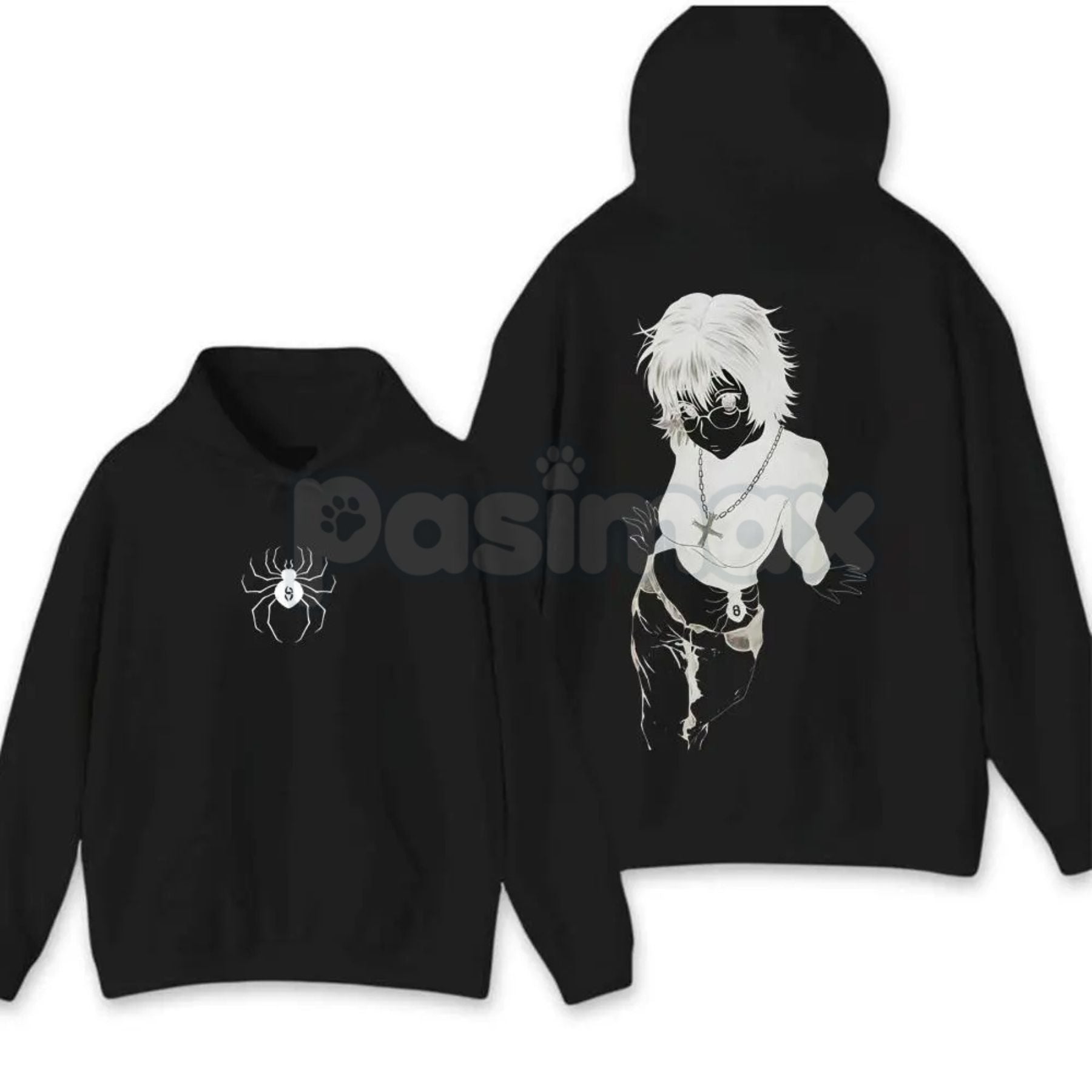 Pasimax Shizuku #8 Phantom Troupe Graphic Tee – Hunter x Hunter Streetwear Hoodie & Double-Sided Vintage Sweatshirt — side vi