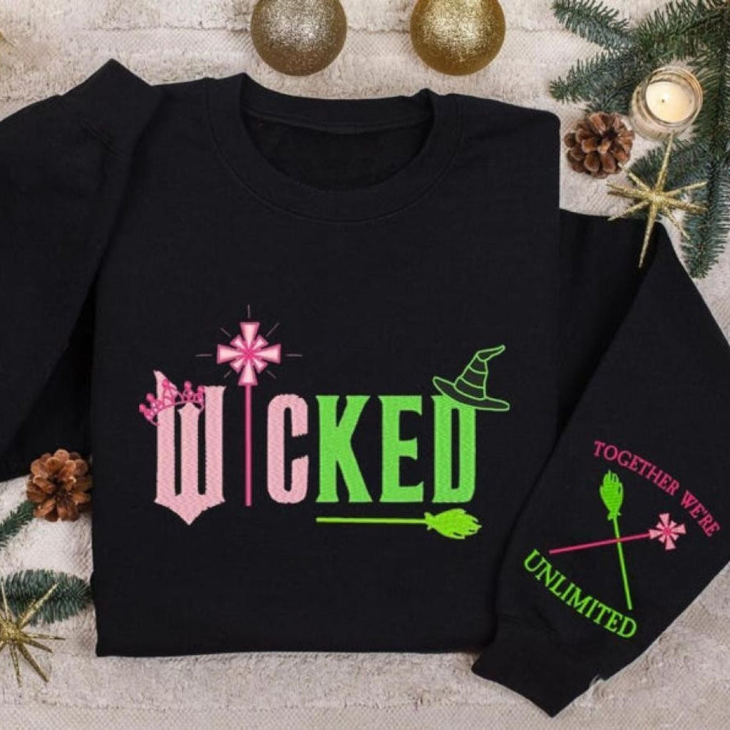 Pasimax Wicked Embroidery Sweatshirt — side view