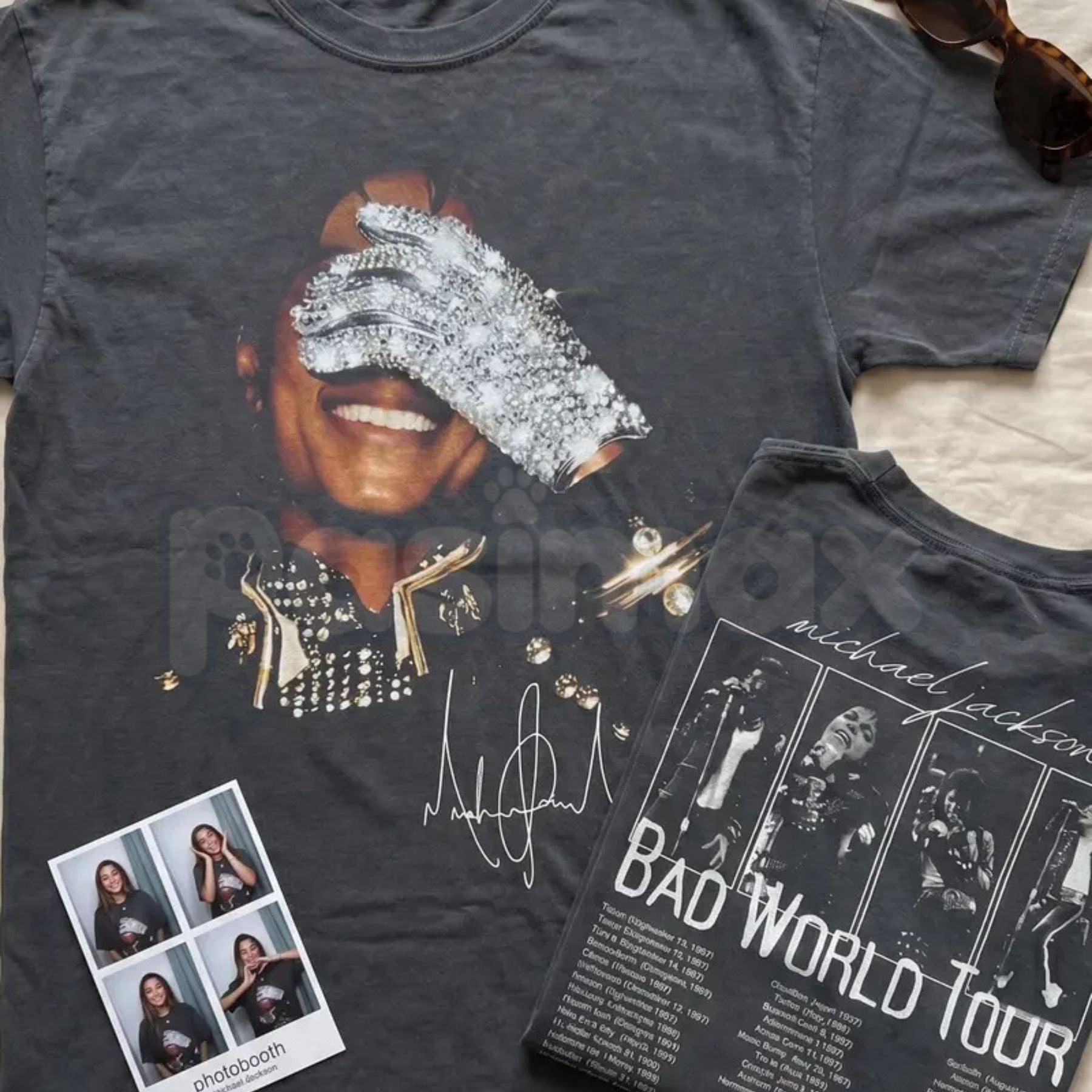 Vintage Michael Jackson "Bad" T-Shirt – Retro 90s Concert Graphic Tee