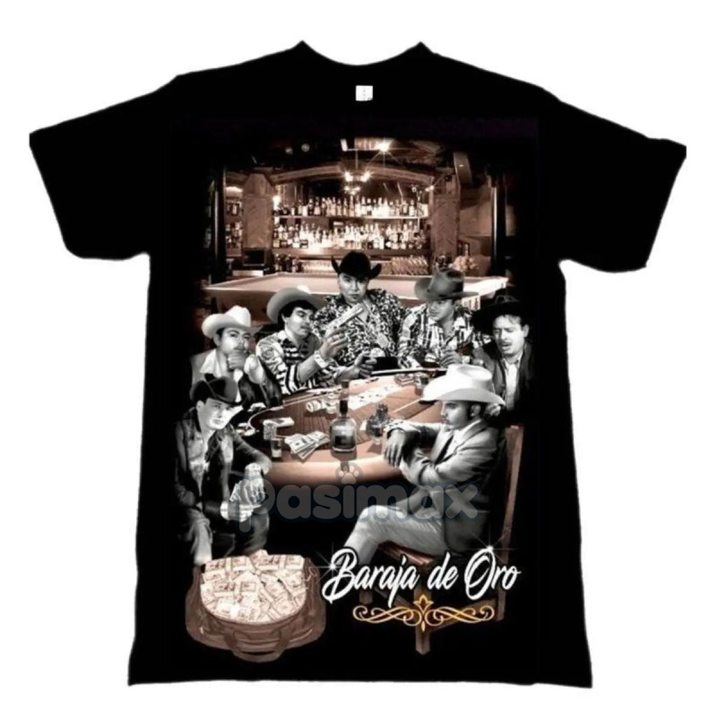 Pasimax Mexican Narco Style Graphic Tee — side view