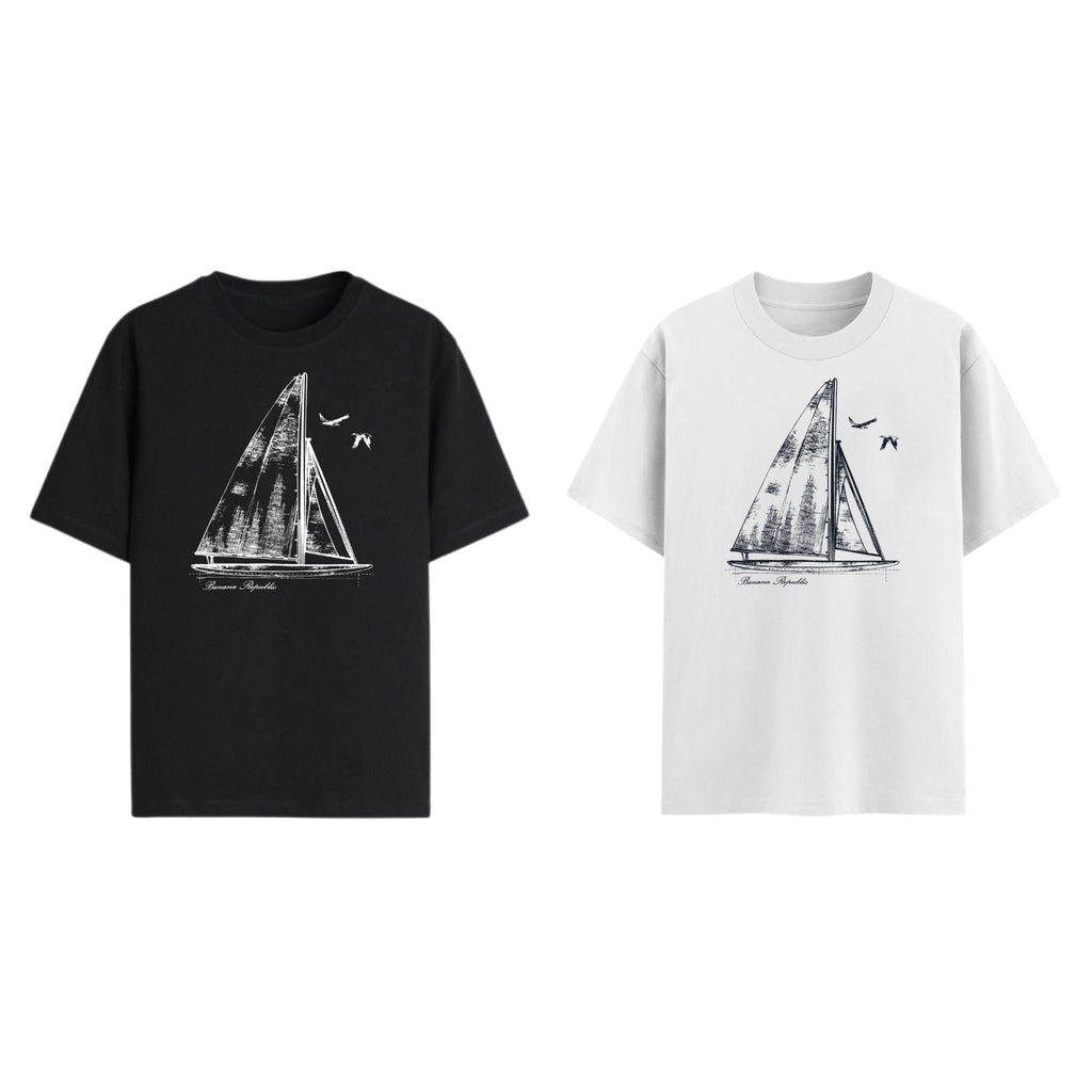 Pasimax Banana Republic Graphic T-shirt — side view