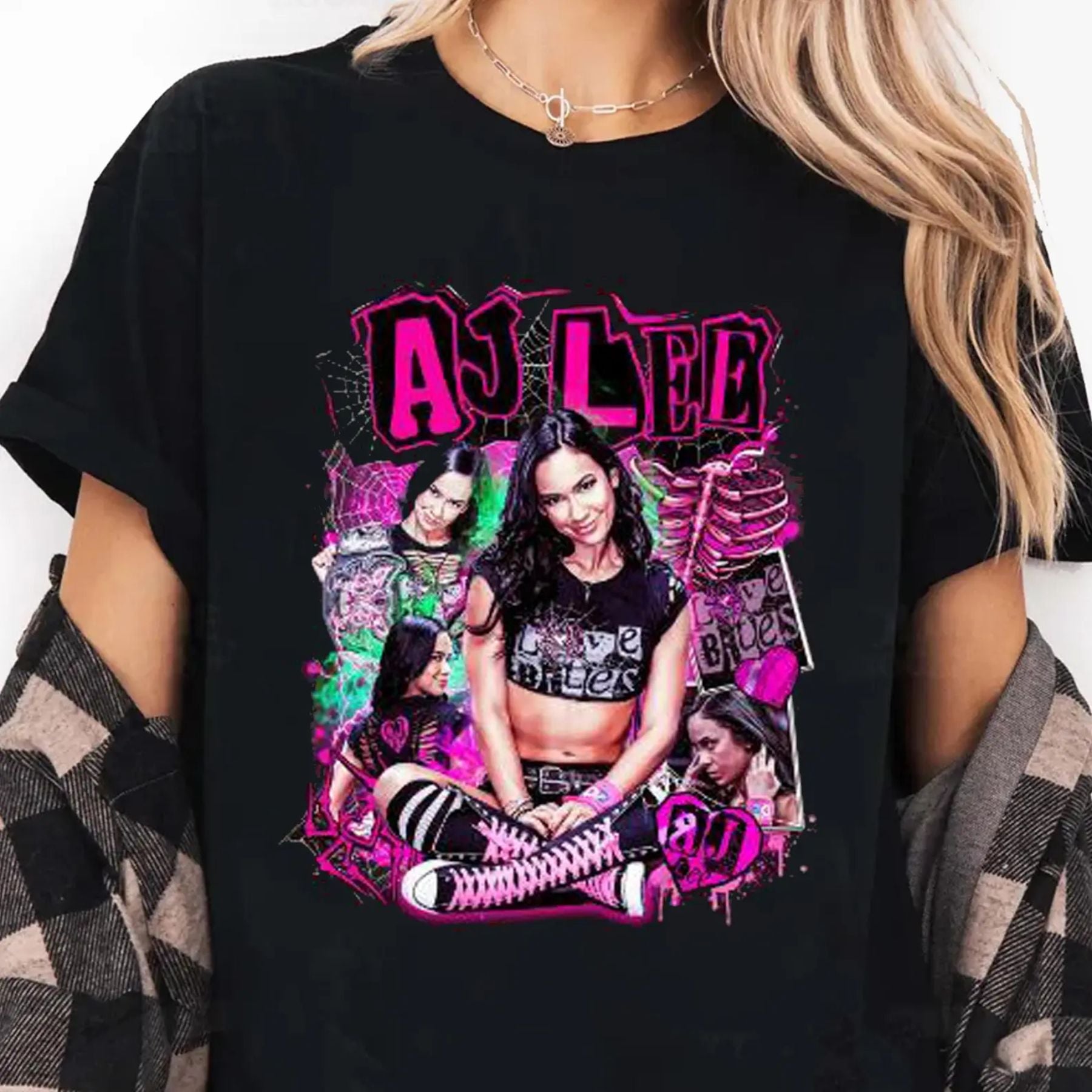 Pasimax AJ LEE Retro T-Shirt — side view
