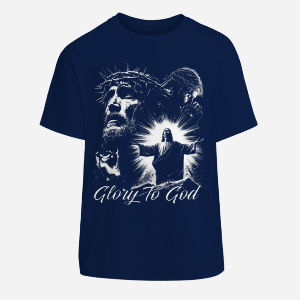 Pasimax "Glory To God" Jesus T-Shirt — side view