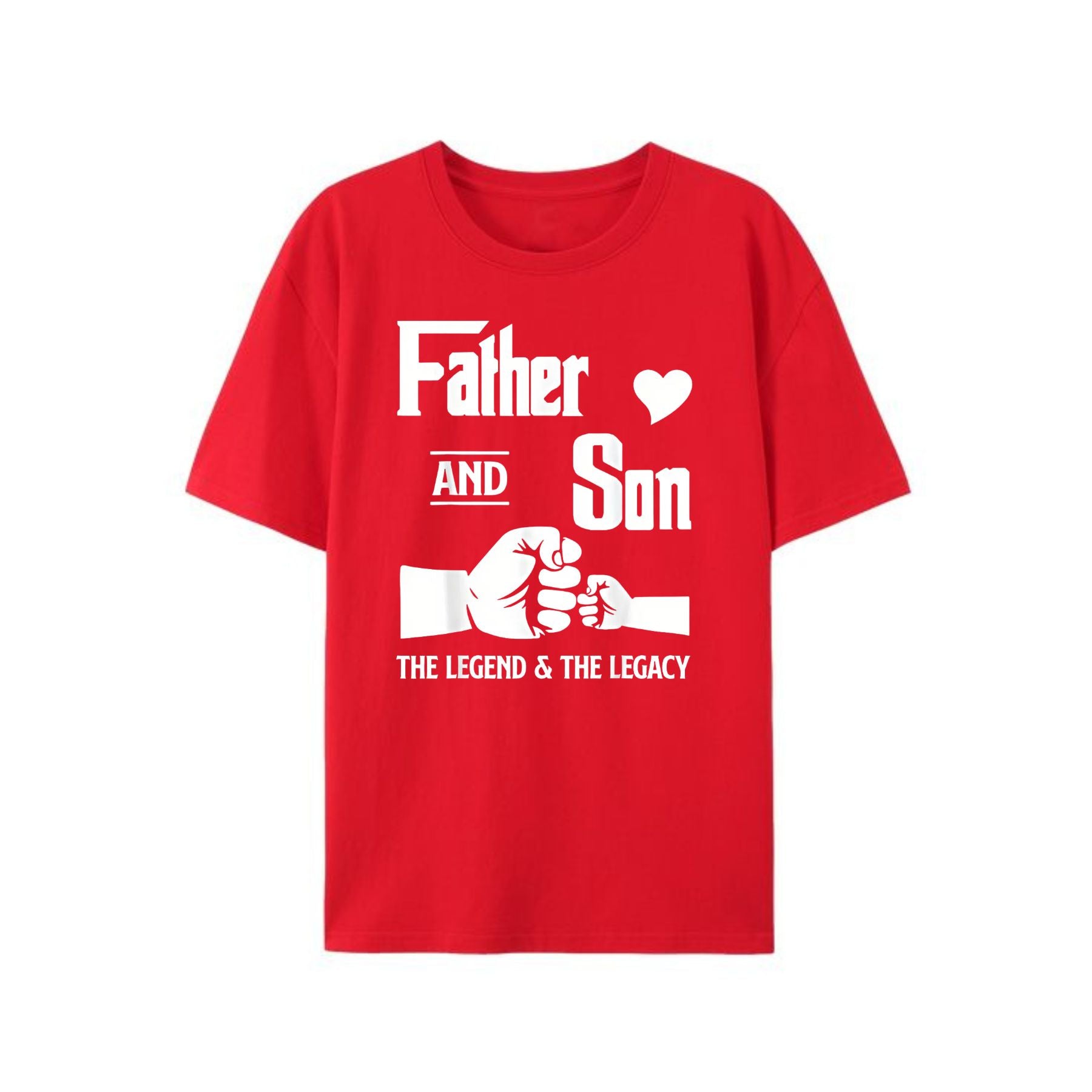 Pasimax Father and Son Matching T-Shirts — side view