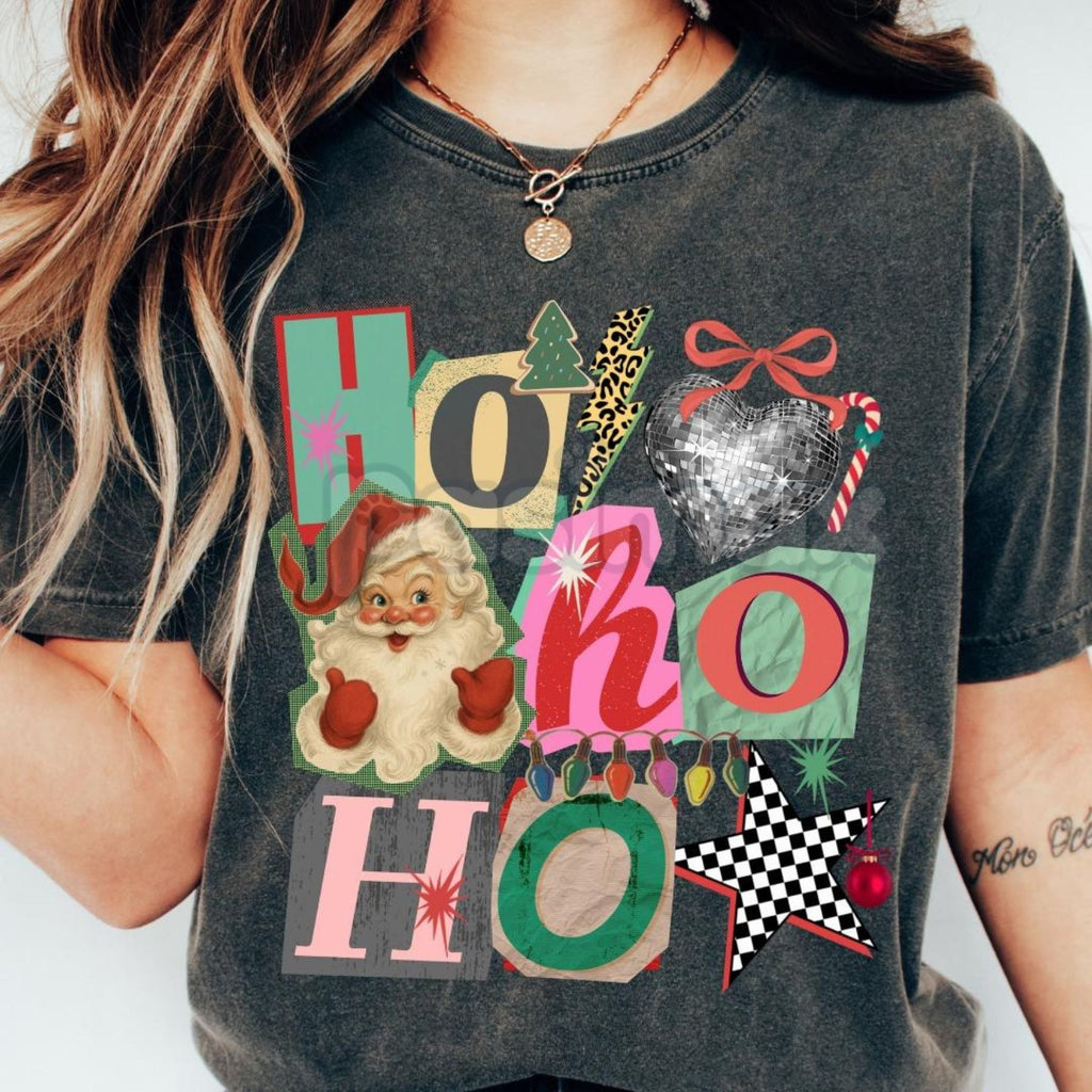 Pasimax Comfort Colors® Christian Faith Y2K T-Shirt – Retro Positivity Collage, Trendy Coquette Aesthetic, Ransom Letter Typo