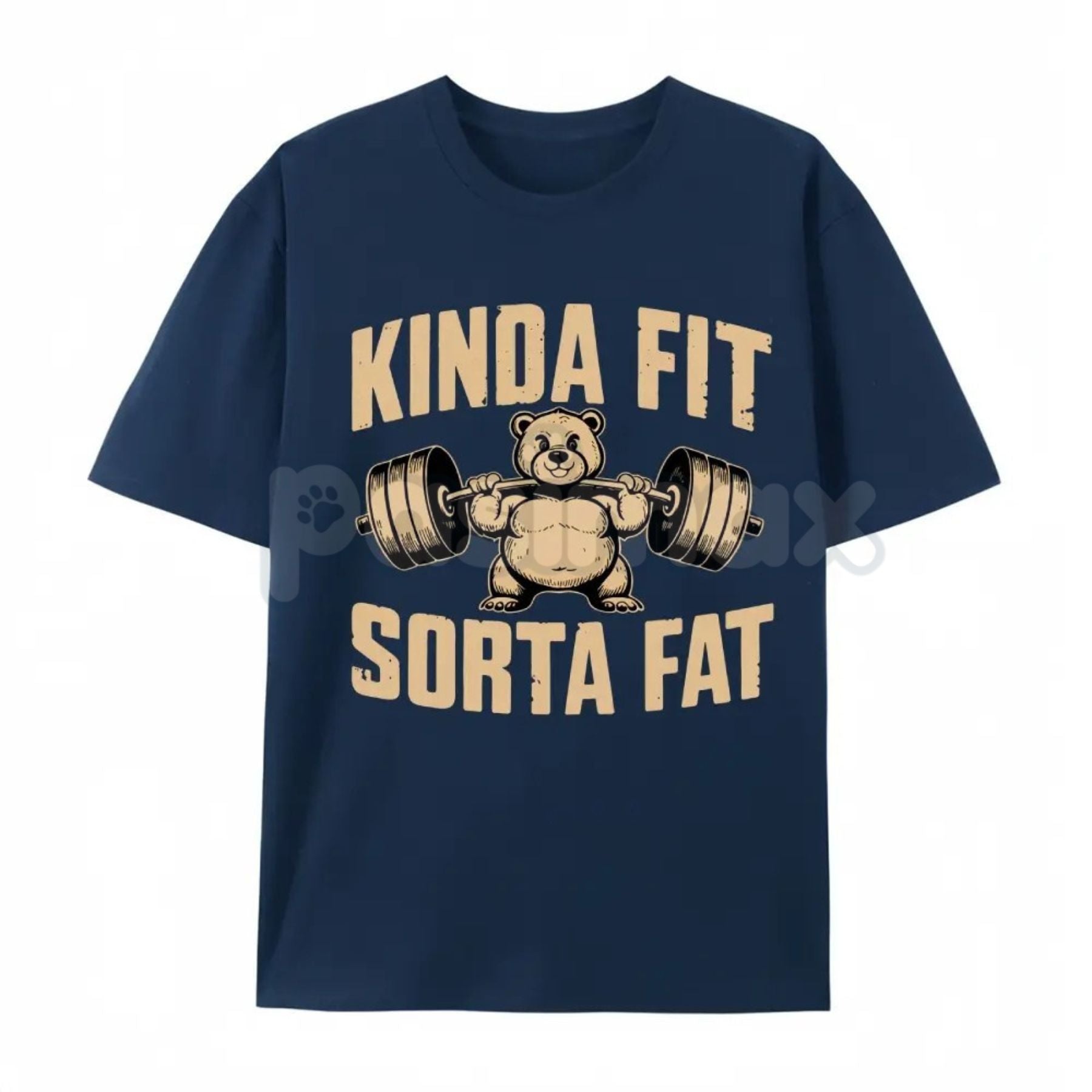 "Kinda Fit Sorta Fart" Funny Gym T-Shirt – Sarcastic Fitness Graphic Tee, Premium 100% Cotton Workout Humor Top, Soft Lived-In Heavyweight Activewear Shirt, Made in USA
