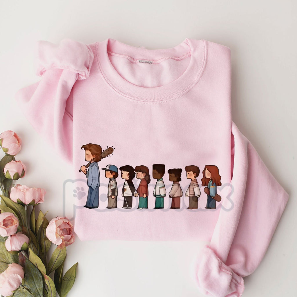 Pasimax Stranger Steve and Seven Dwarfs Shirt Sweatshirt | Funny Stranger Things Disney Mashup Jumper | Steve Harrington Pop 