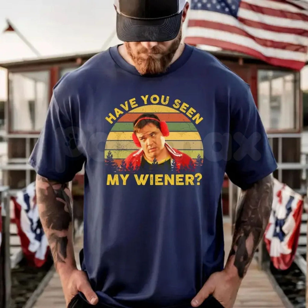"Something About Mary" Have You Seen My Wiener T-Shirt – Funny 90s Comedy Movie Graphic Tee, Premium 100% Cotton Warren Quote Top, Soft Lived-In Heavyweight Sarcastic Nostalgia Shirt, Made in USA