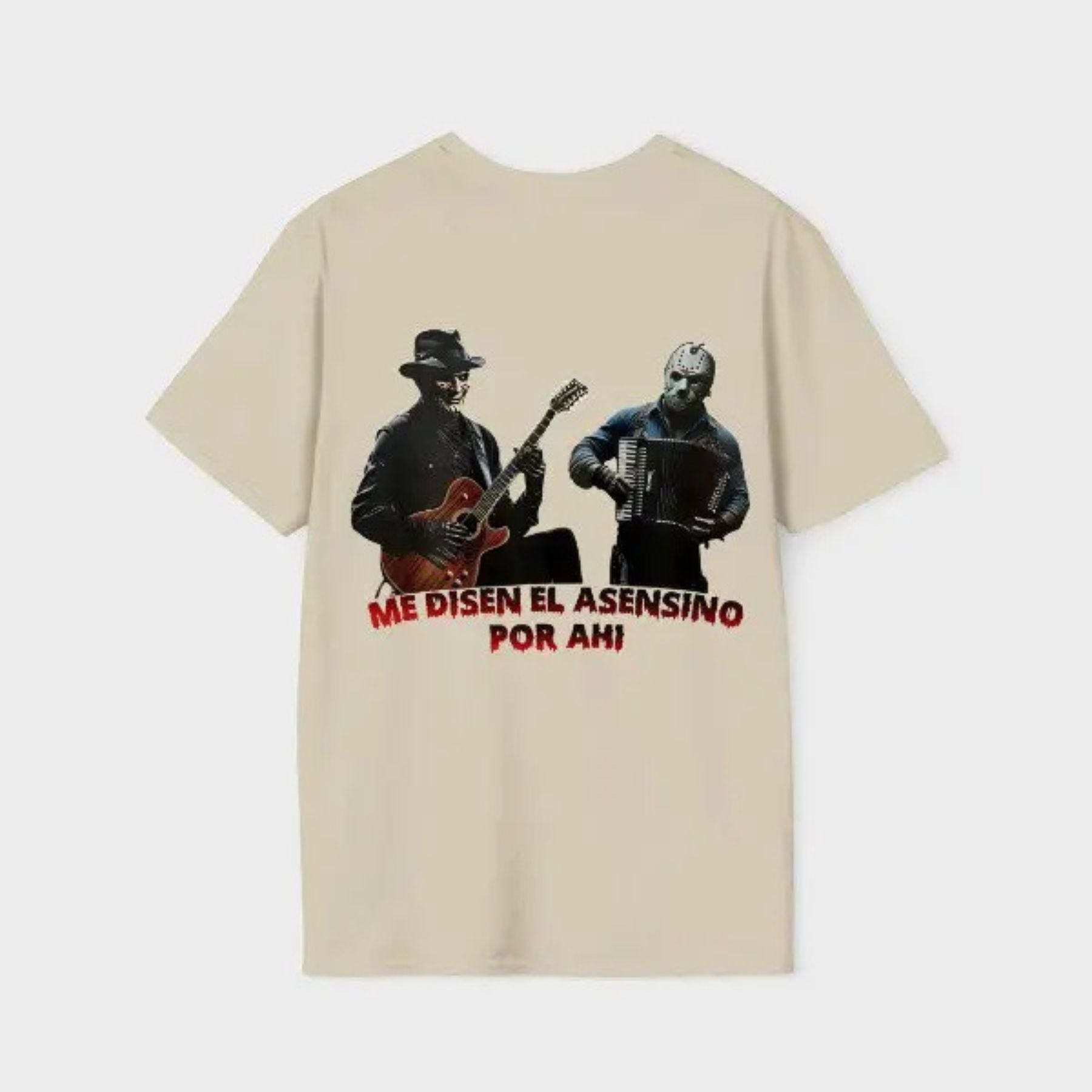 Pasimax "Me Dicen El Asesino Por Ahí" Jason & Freddy T-Shirt — side view